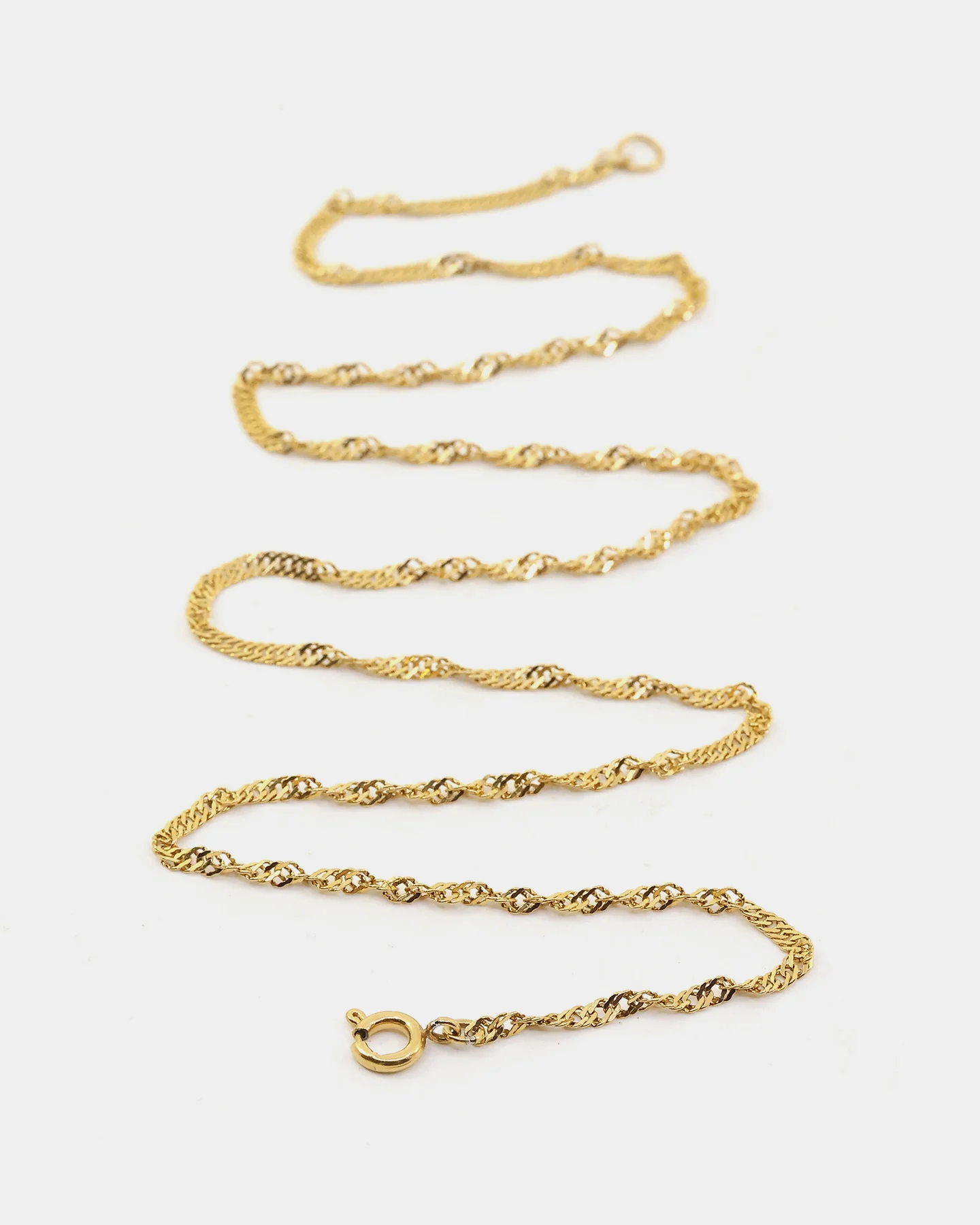 Raising Hell Women's Customisable Twist Necklace Gold - Image 6