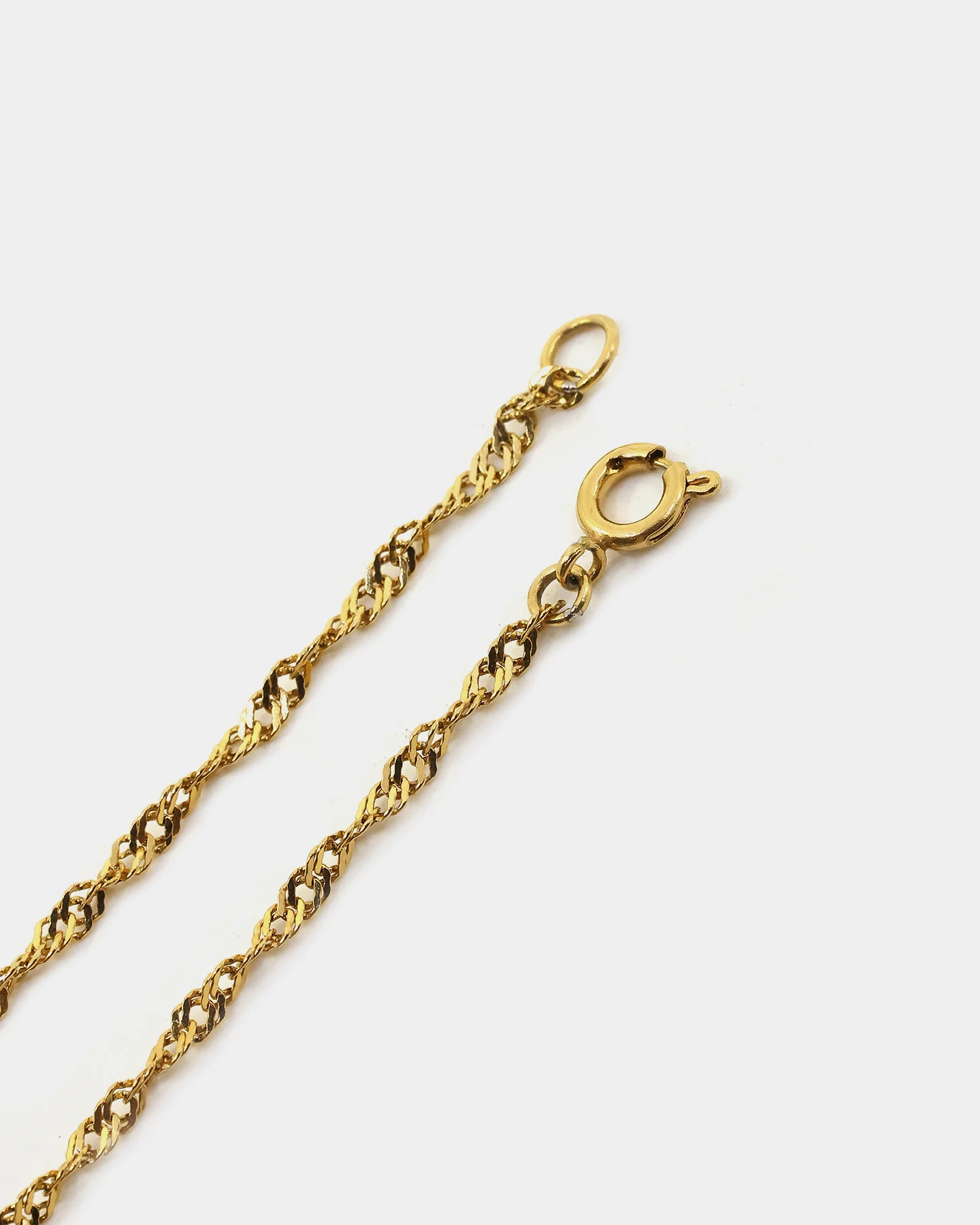 Raising Hell Women's Customisable Twist Necklace Gold - Image 7