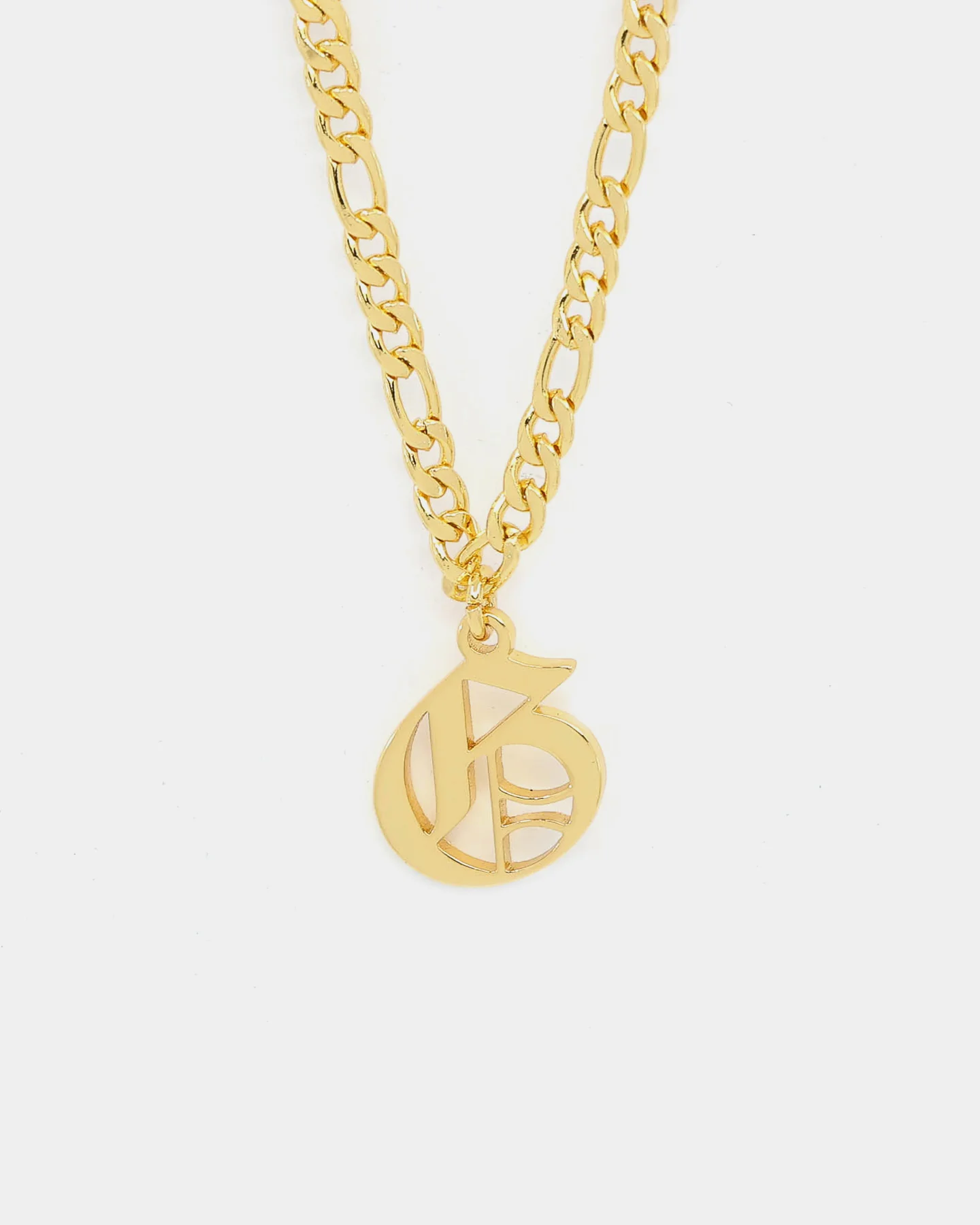Raising Hell Women's Gothic Letter Anklet Gold - Image 12
