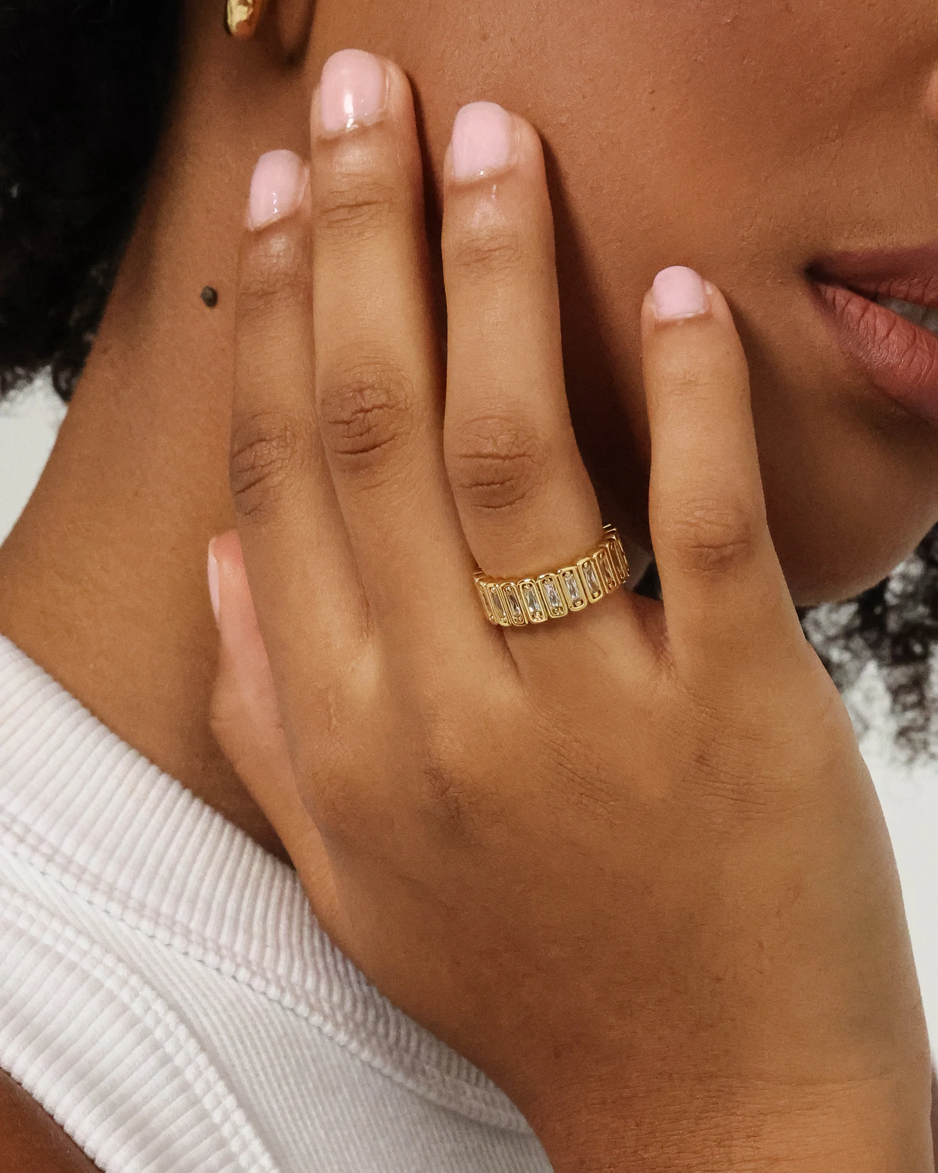 Raising Hell Women's Light Catcher Ring Gold - Image 3