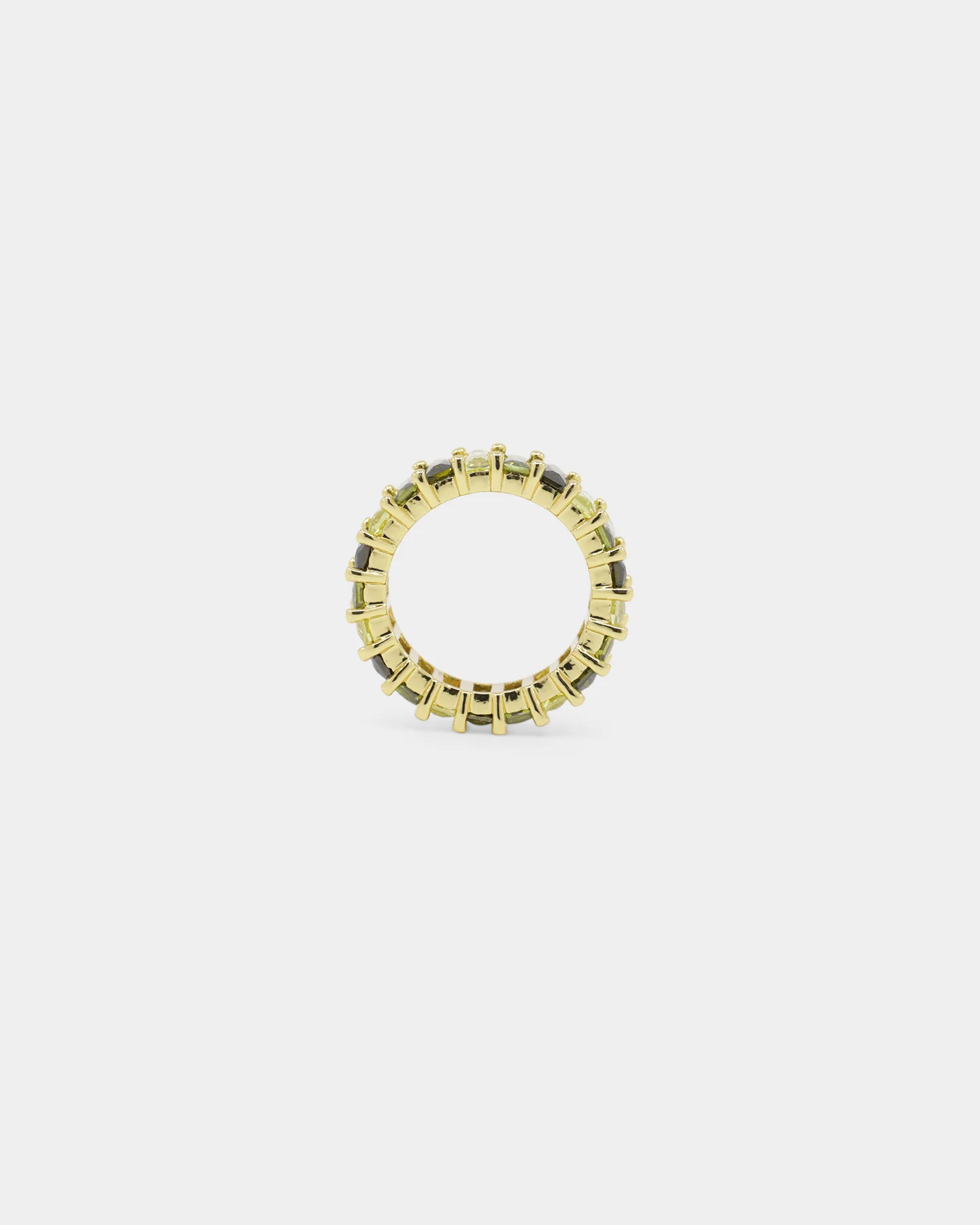 Raising Hell Women's Over The Rainbow Ring Green - Image 2