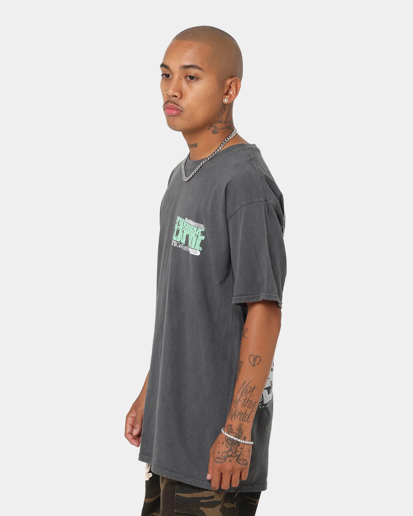 Rats Get Fat Expire Vintage T-Shirt Off Black - Image 6