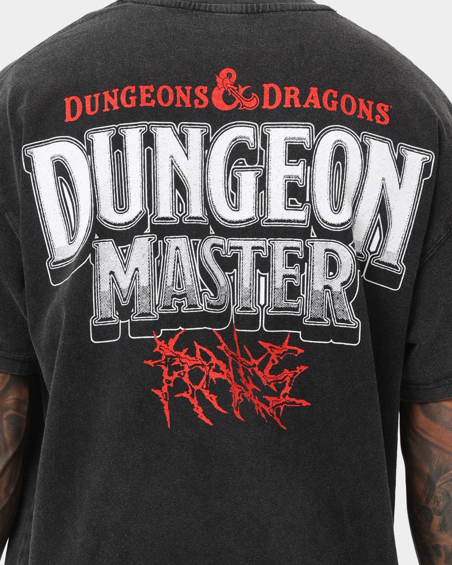 Rats Get Fat X Dungeons And Dragons Vecna Premium Vintage T-Shirt Black - Image 5
