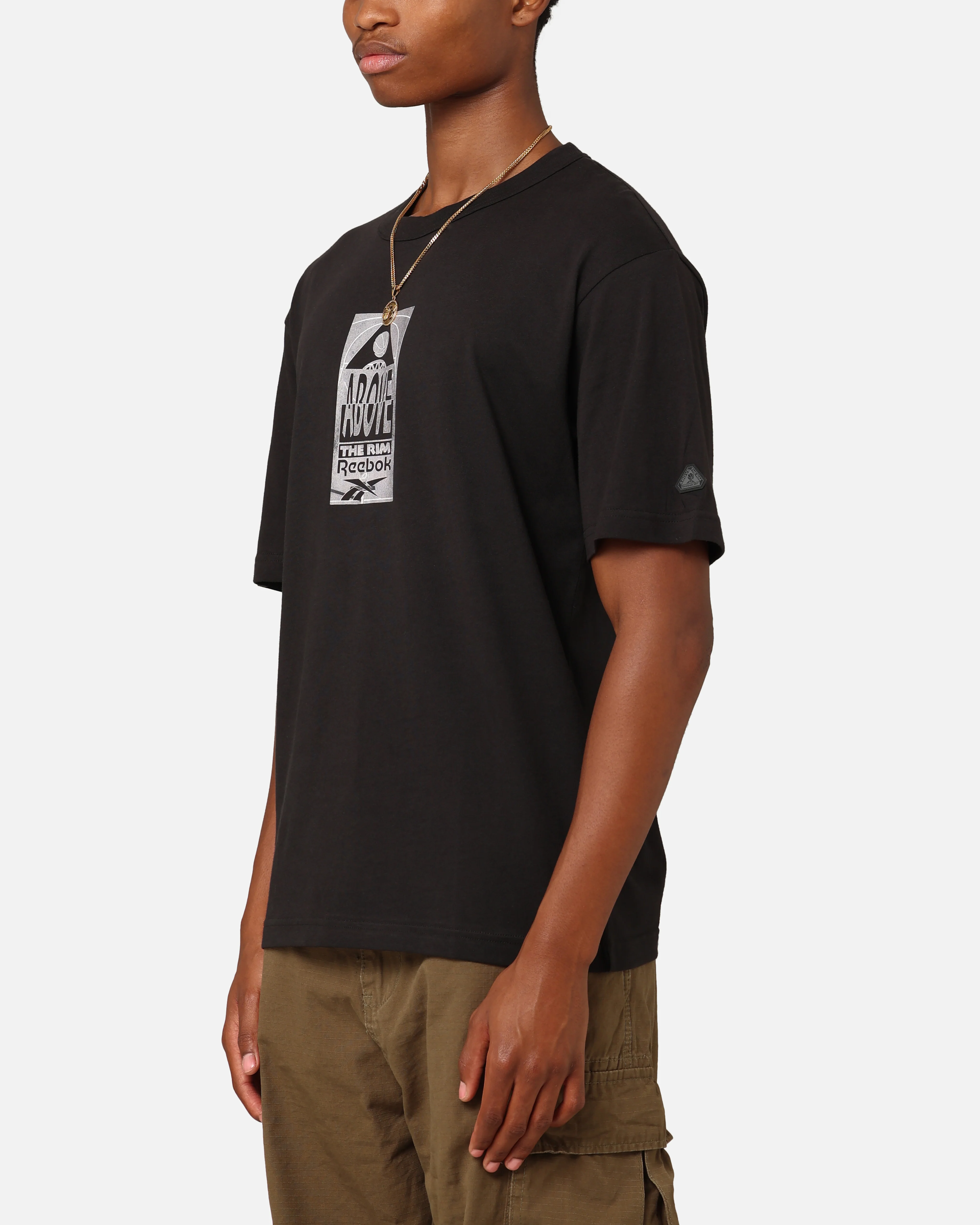 Reebok Above The Rim Graphic T-Shirt Black - Image 5