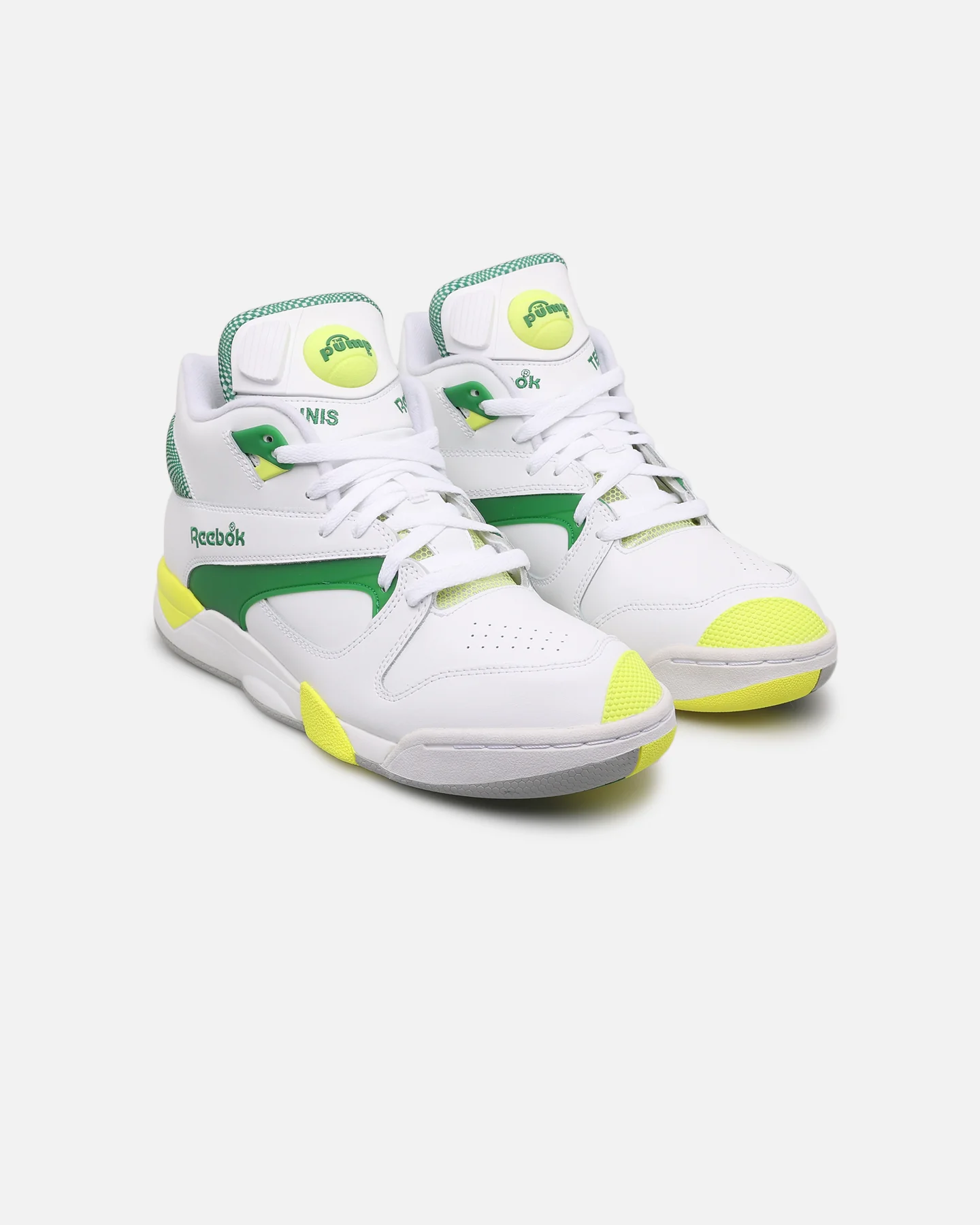 Reebok Court Victory Pump White/Green - Image 2