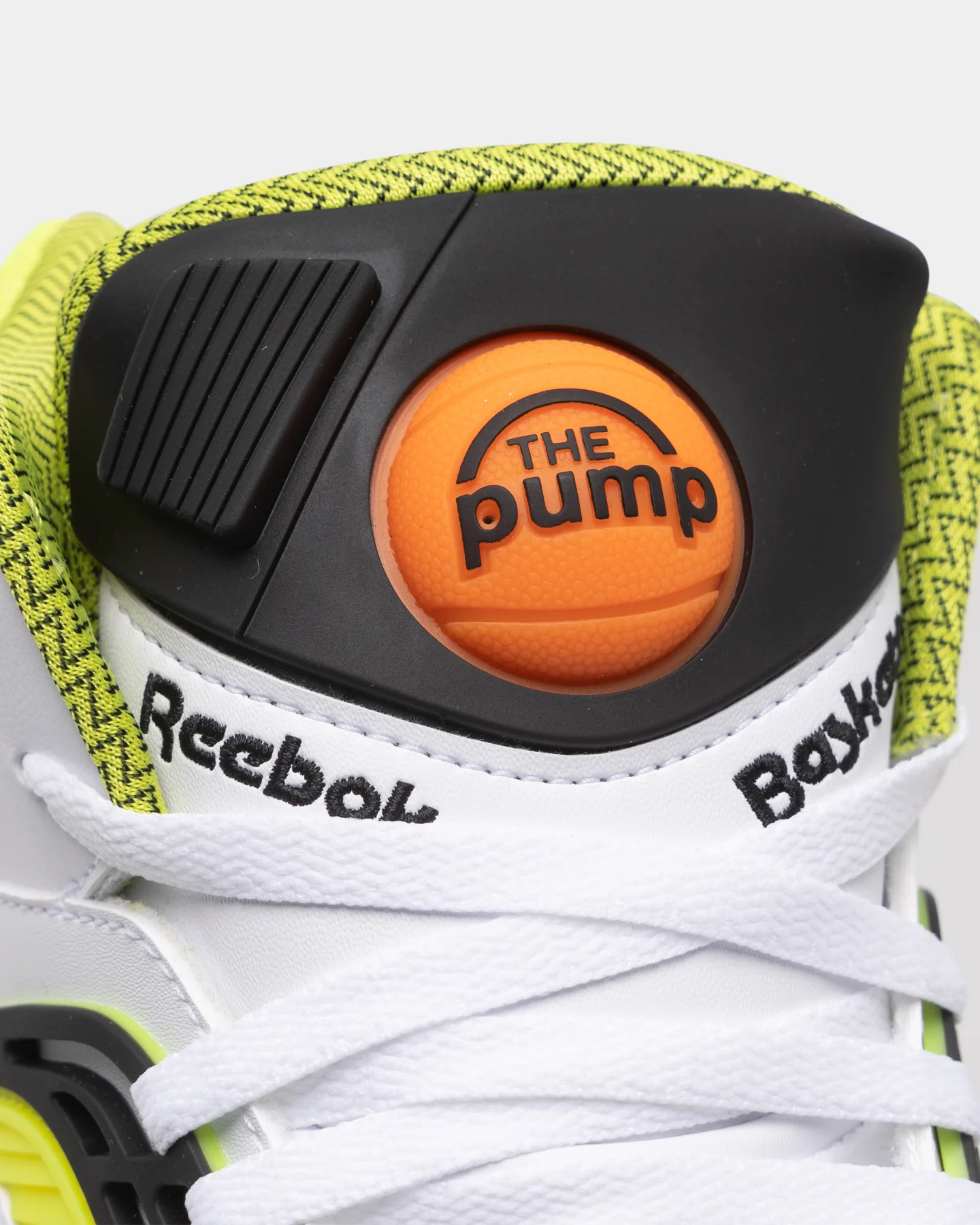 Reebok Pump Twilight Zone "Solar Acid Yellow" Footwear White/Solar Acid Yellow - Image 6