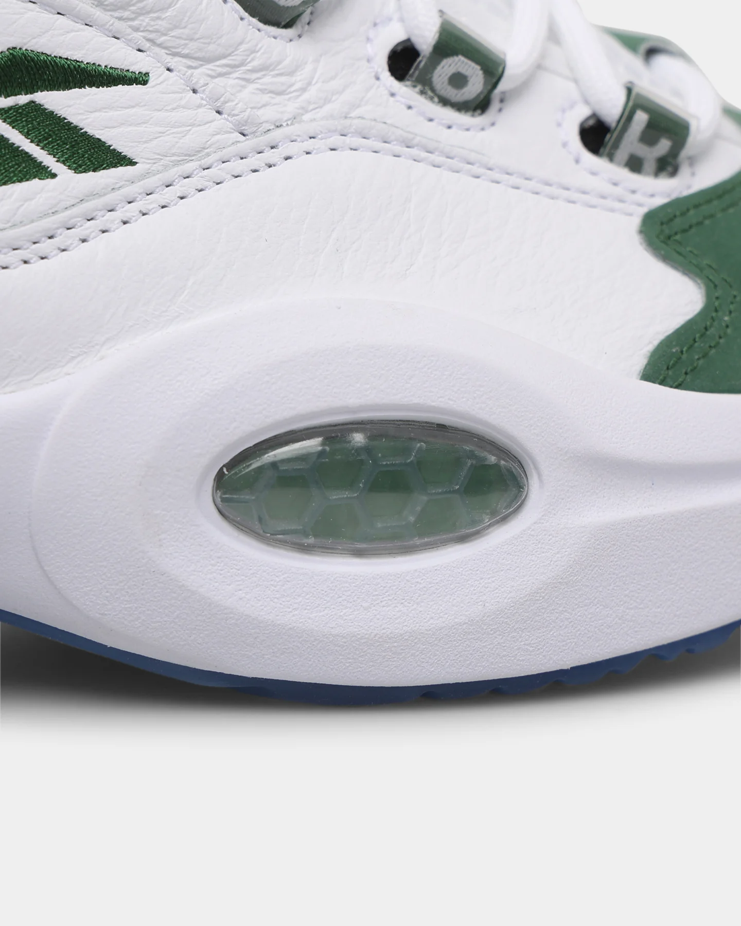 Reebok Question Mid "Green Toe" Ftwr White/Pine Green - Image 6
