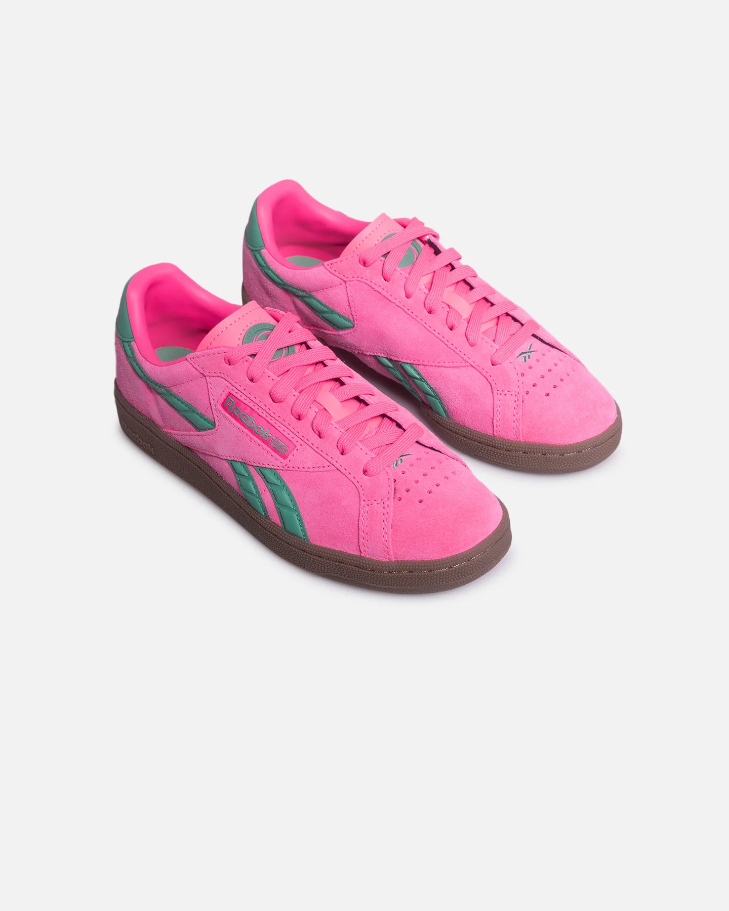Reebok Women's Club C Grounds UK Pink/Green - Image 2