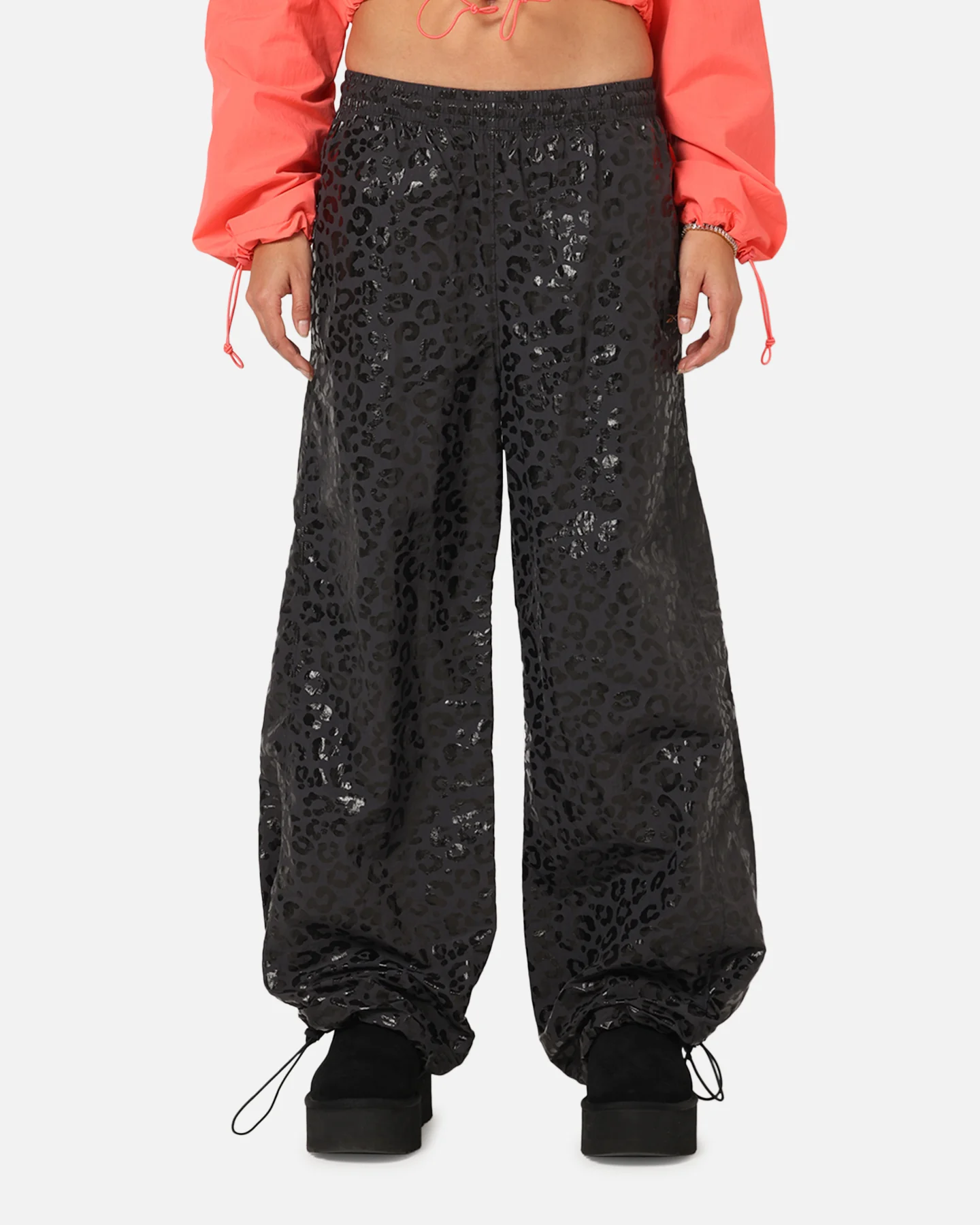 Reebok X Angel Reese Women's Hoop Pants Washed Black - Image 10