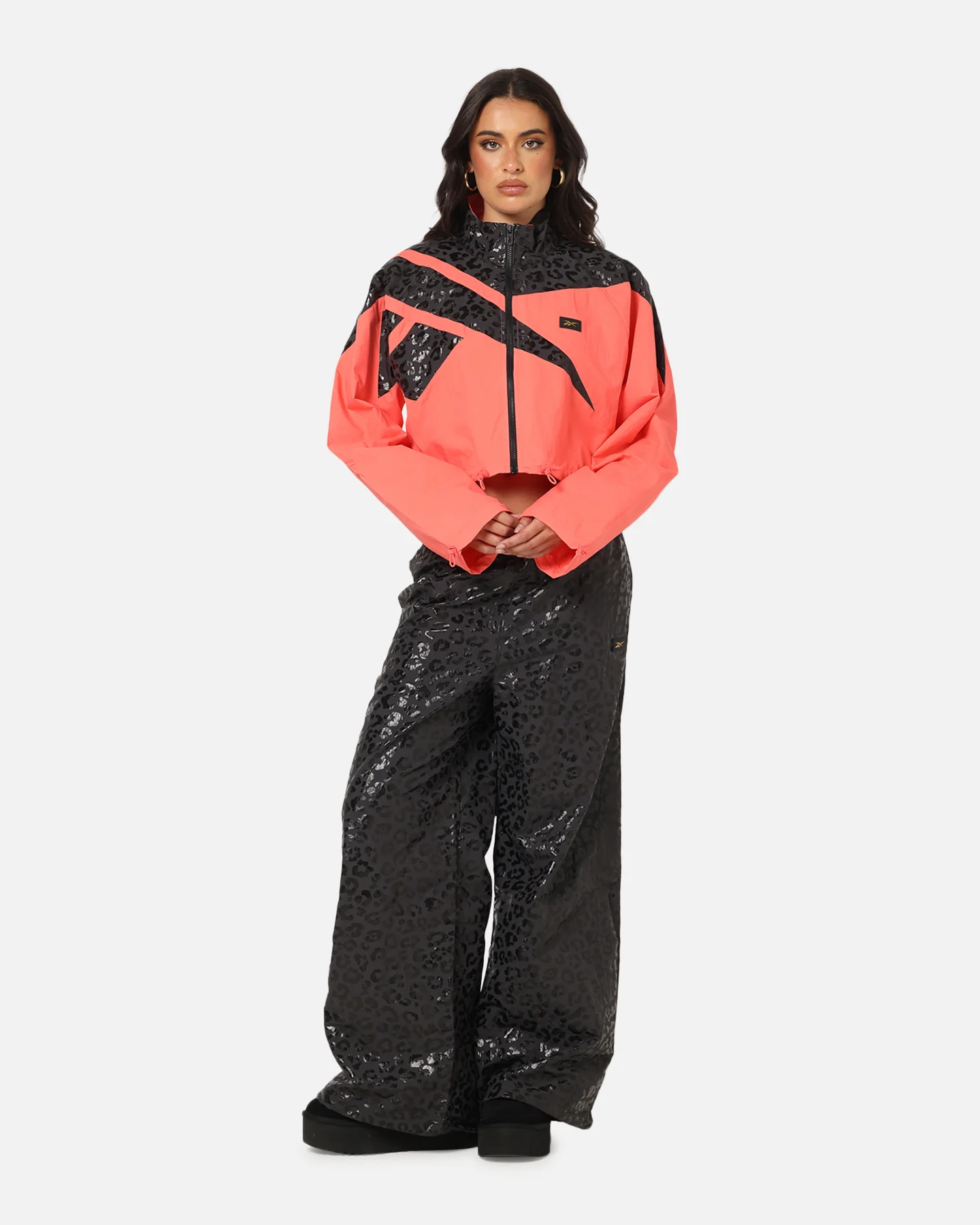 Reebok X Angel Reese Women's Hoop Pants Washed Black - Image 3