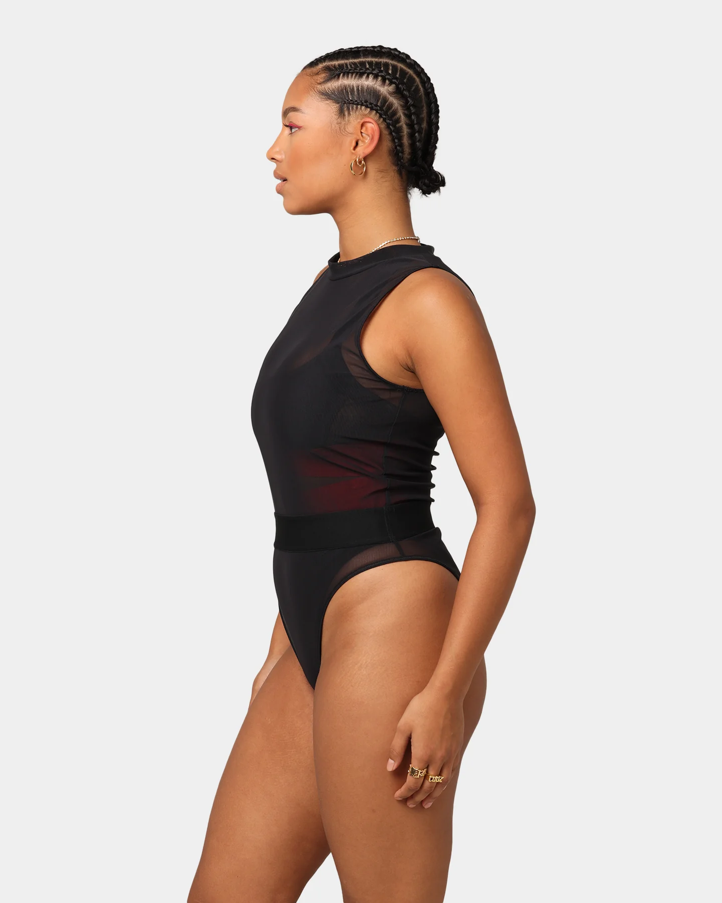 Reebok X Cardi B Women's Bodysuit Black - Image 8