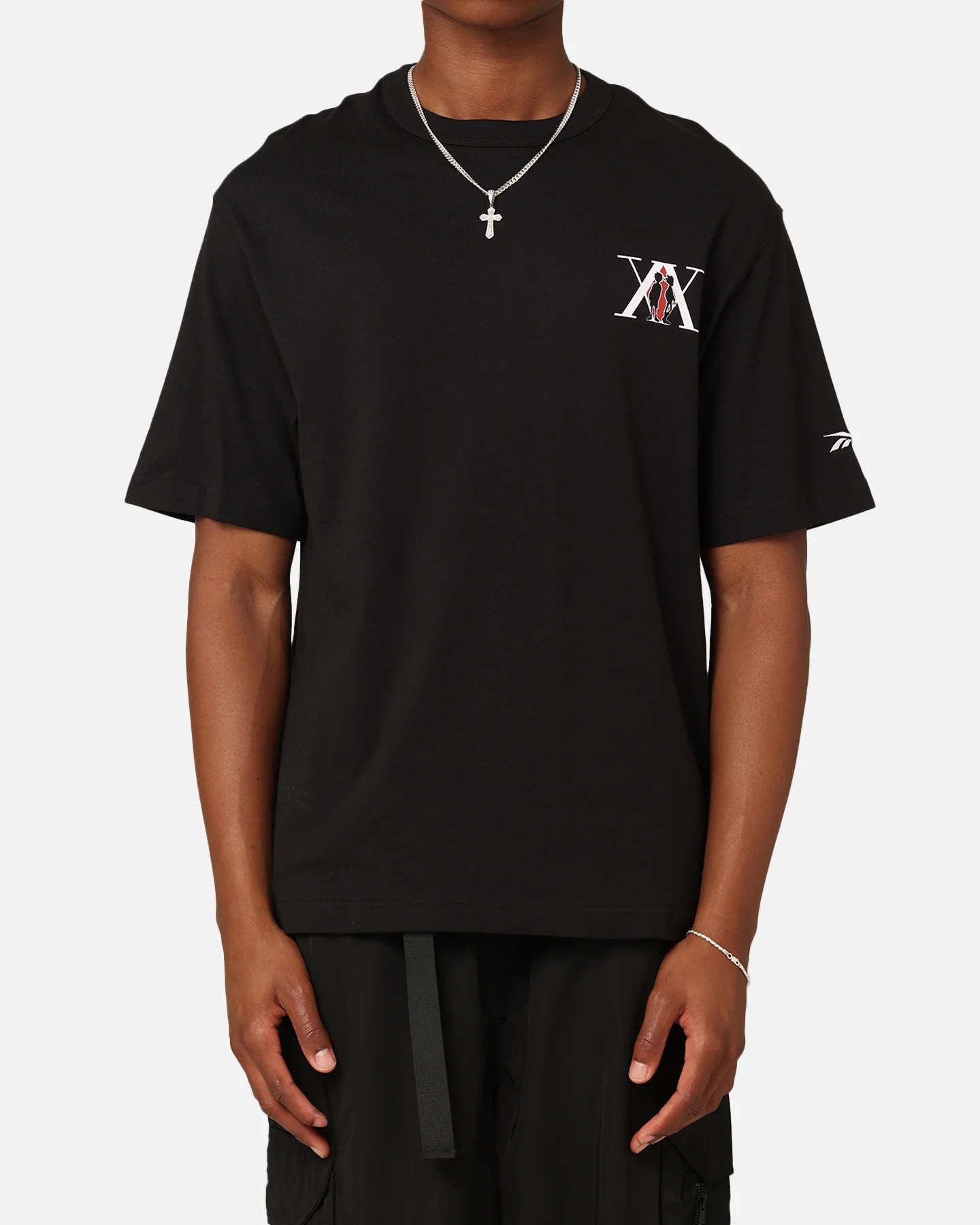 Reebok X Hunter X Hunter Heroes V Villains T-Shirt Black - Image 4