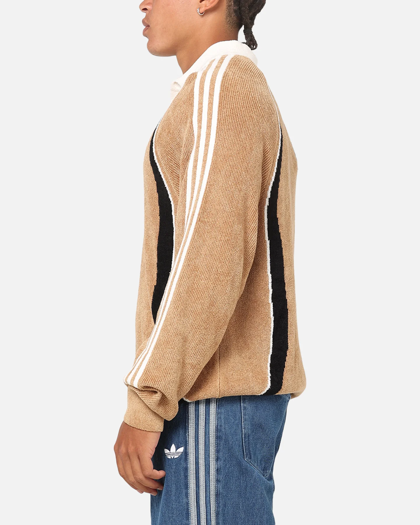 Adidas Retro Remix Teamgeist Long Sleeve Polo Cardboard - Image 5