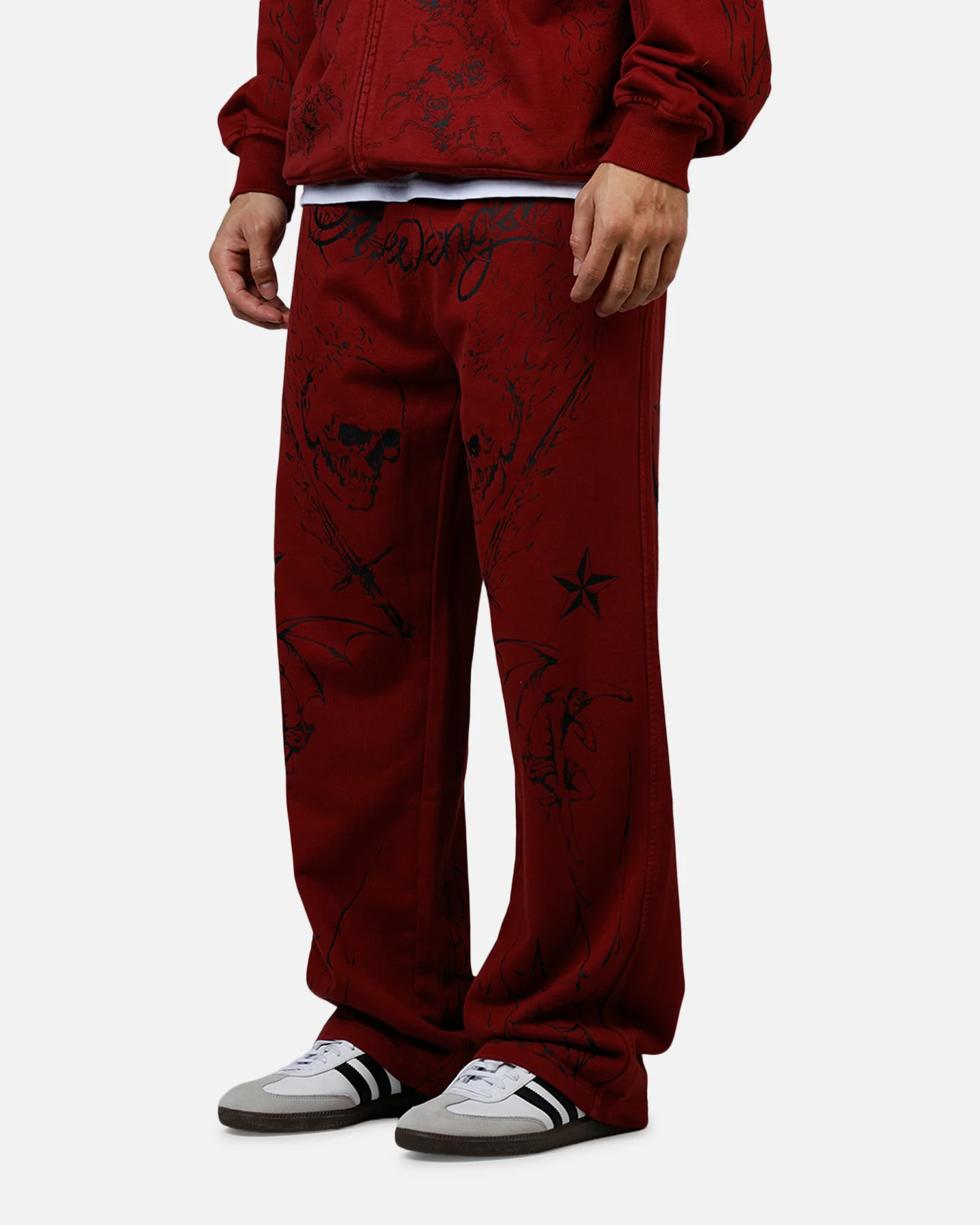 Revenge Tattoo Sweatpants Red - Image 4