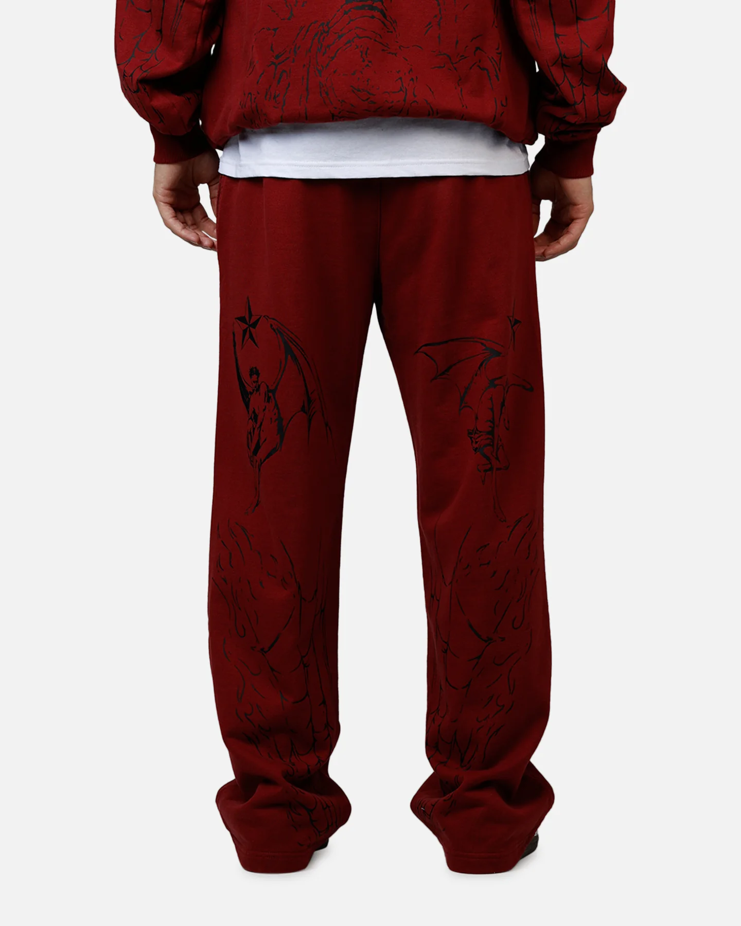 Revenge Tattoo Sweatpants Red - Image 5