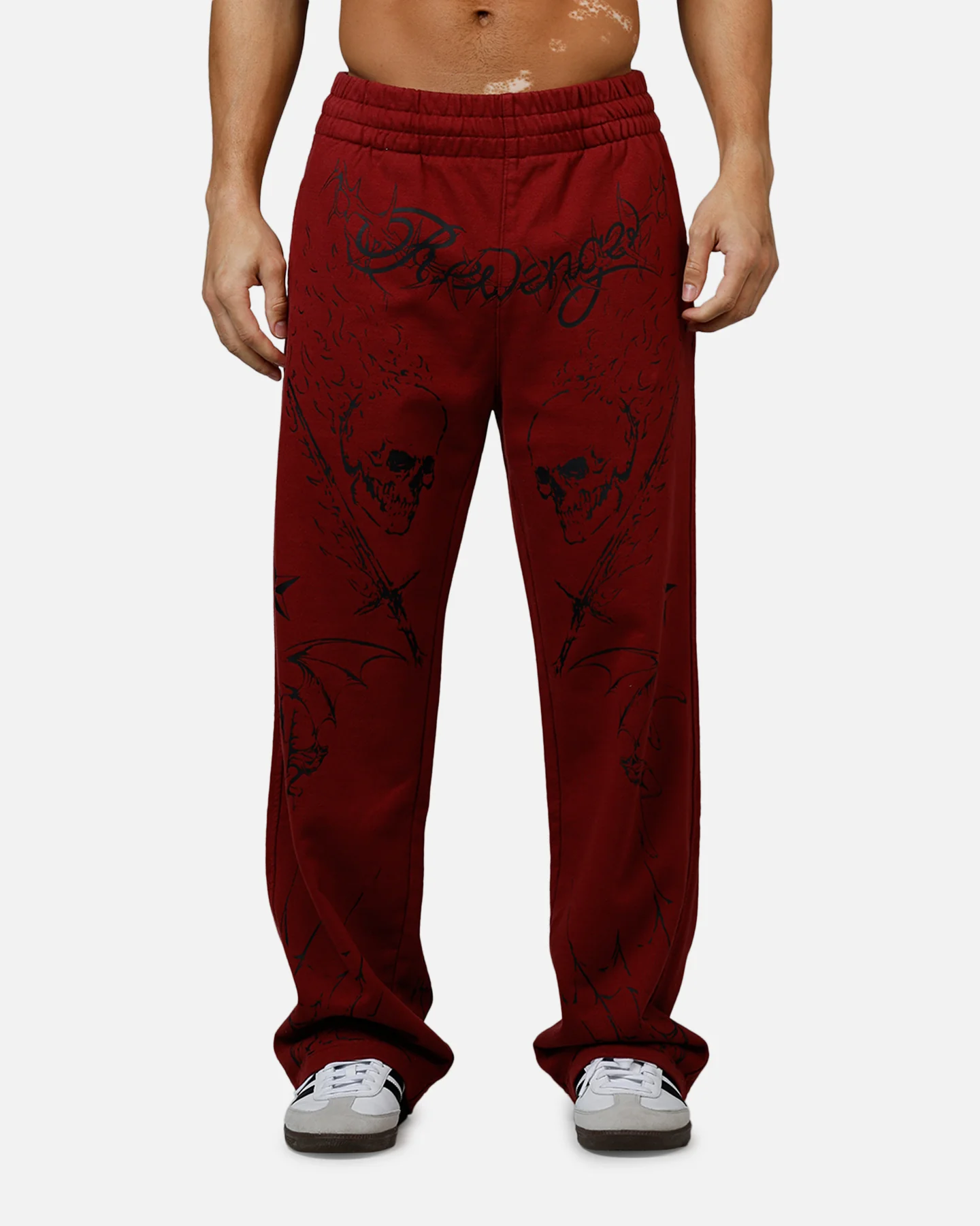 Revenge Tattoo Sweatpants Red - Image 6