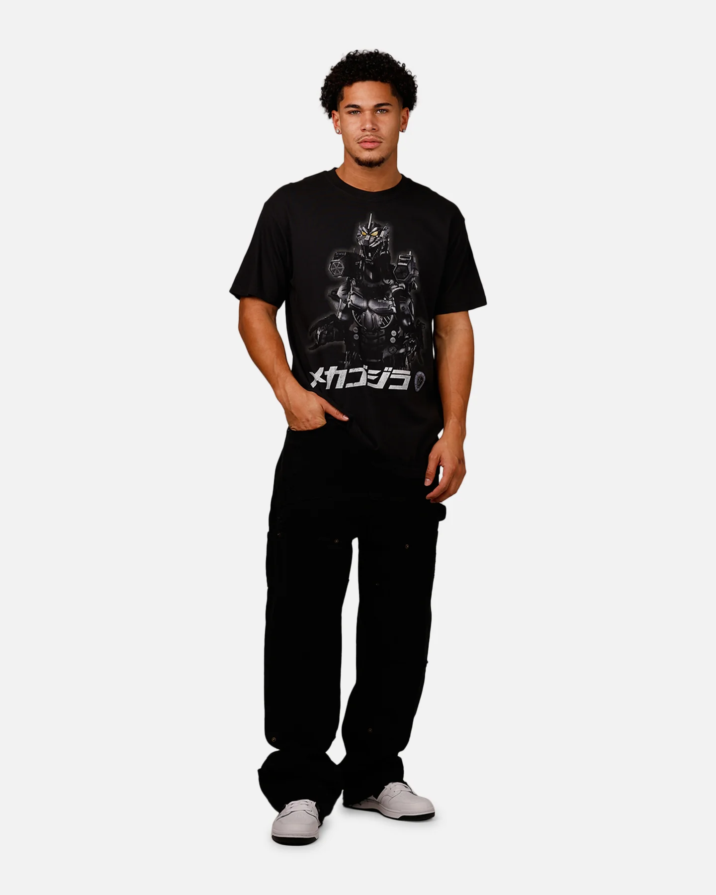 Ripple X Godzilla Mechagodzilla T-Shirt Black - Image 3