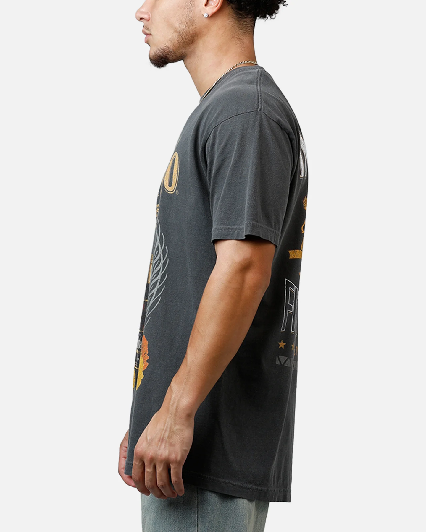 Ripple X Modelo Fighting Spirit T-Shirt Washed Black - Image 5