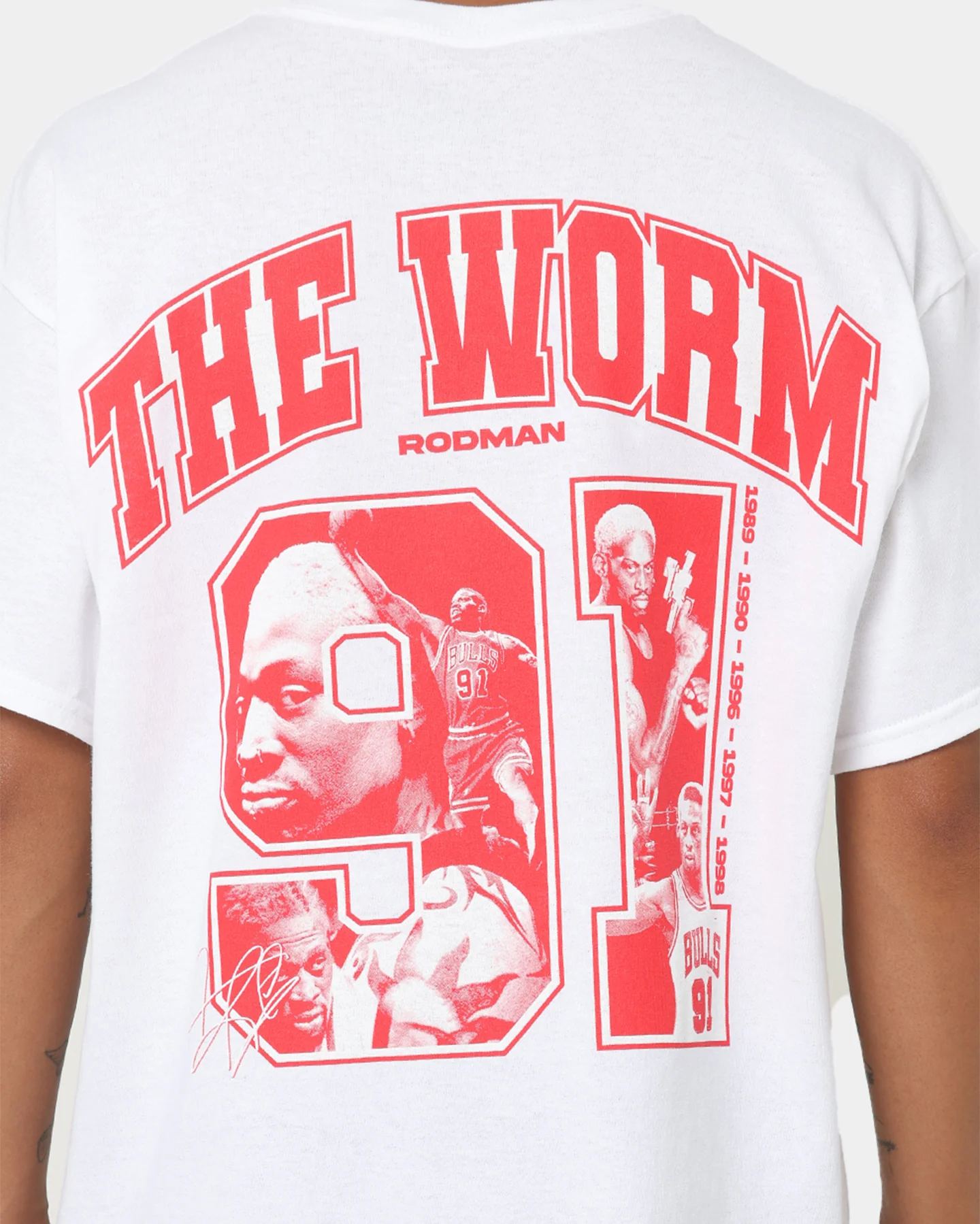 Rodman Brand 91 Core T-Shirt White - Image 6