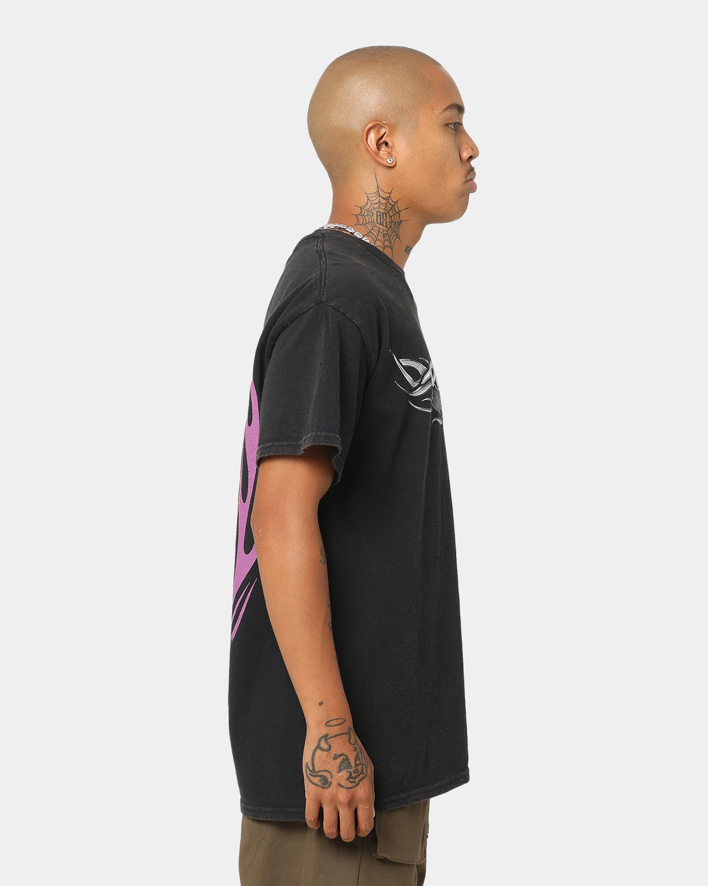 Rodman Brand Metal Logo Vintage T-Shirt Black Wash - Image 7