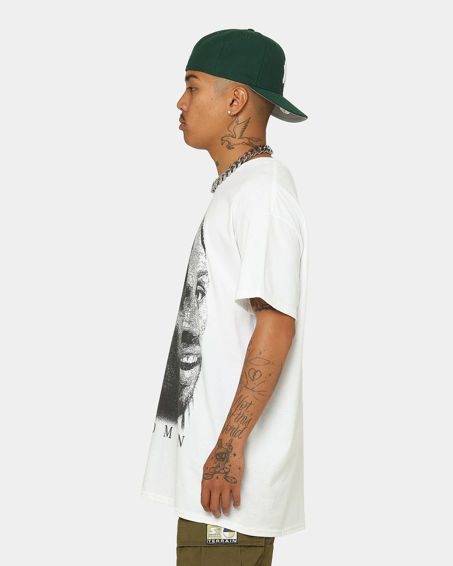 Rodman Brand Rodman Face UV T-Shirt White - Image 7