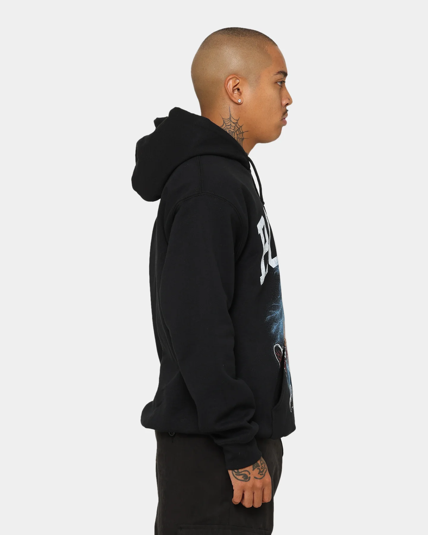 Rodman Brand Rodman Glow Dunk Hoodie Black - Image 6