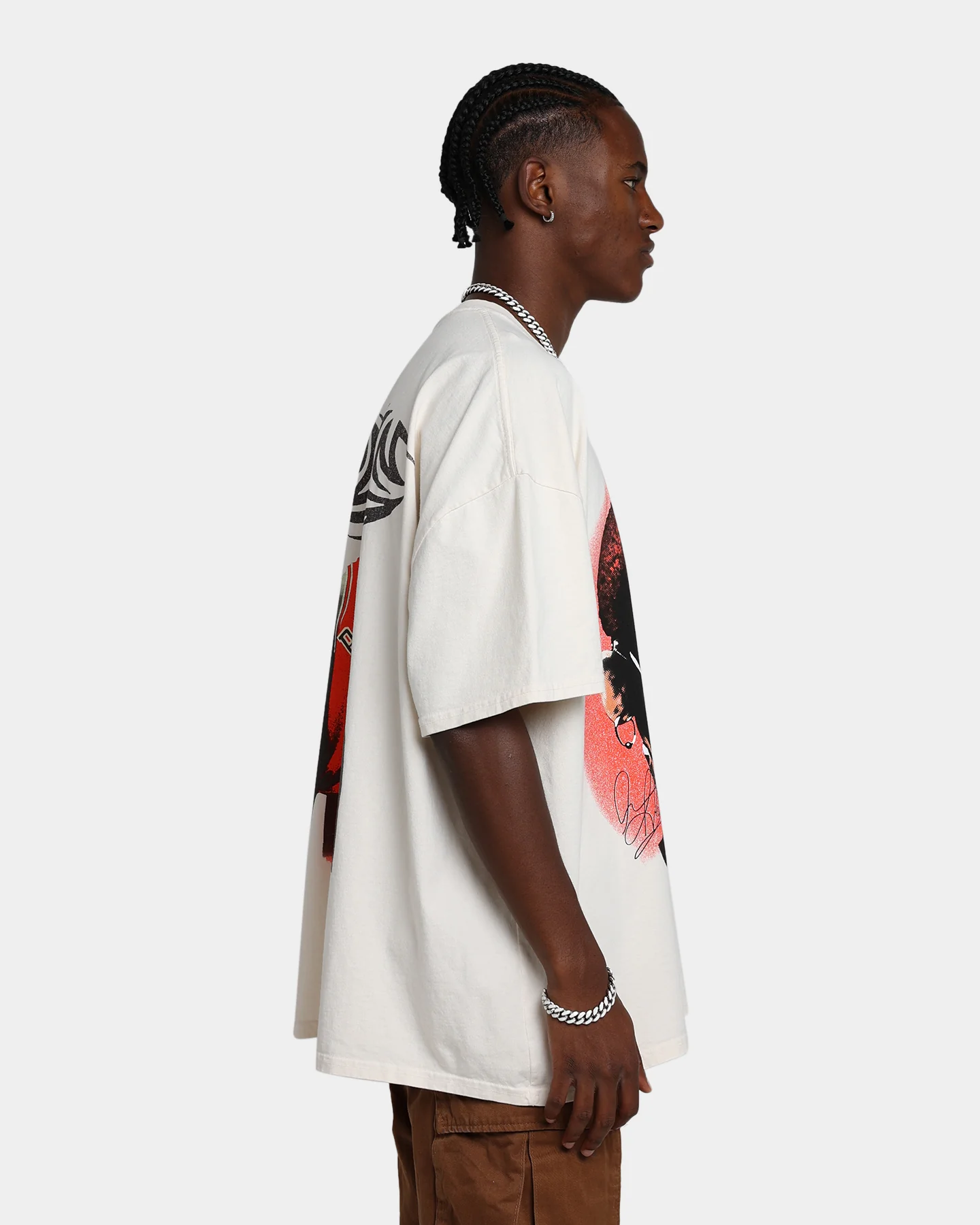 Rodman Brand Rodman Signature Vintage T-Shirt Off White - Image 6