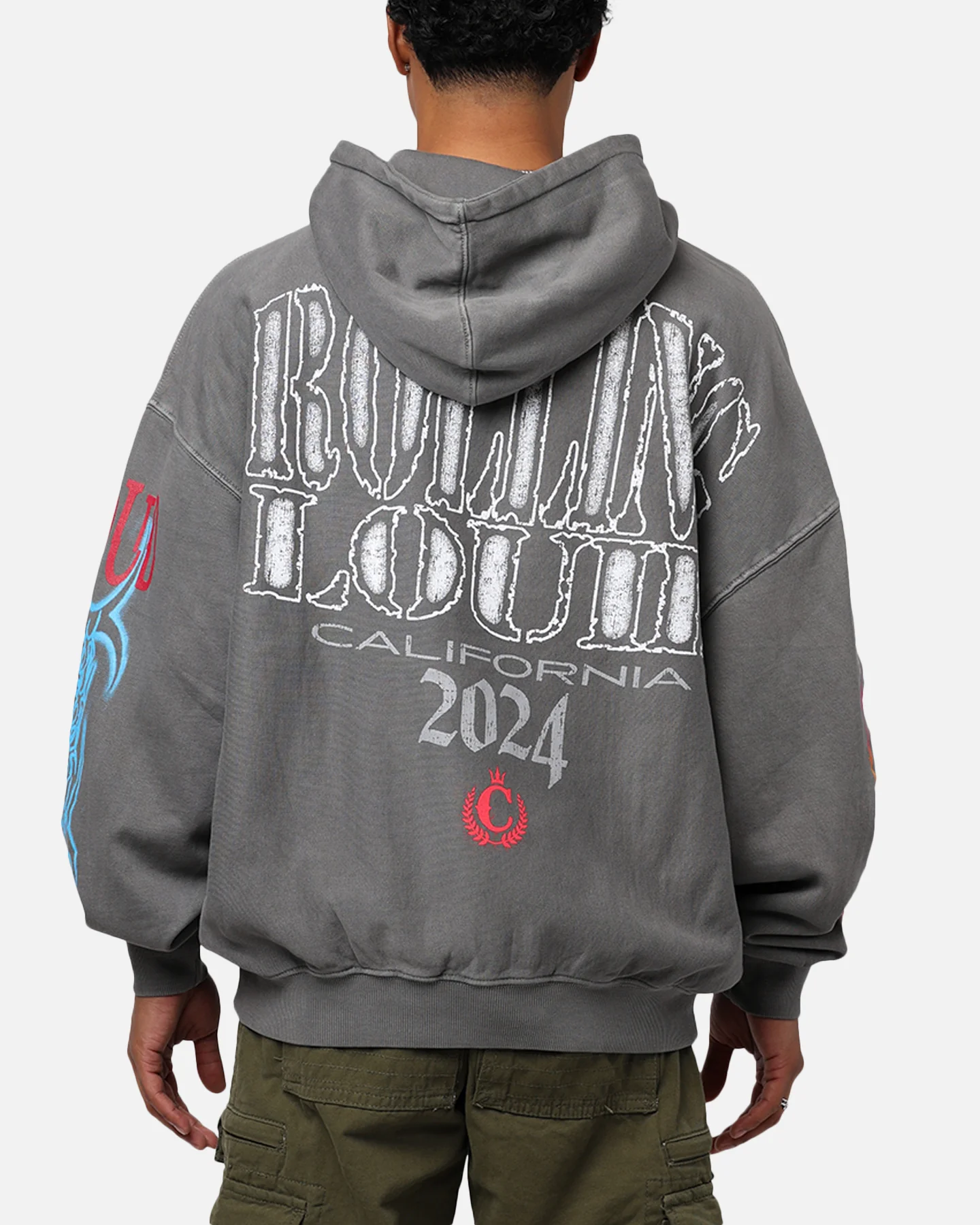 Rolling Loud Culture Hoodie Washed Charcoal - Image 2
