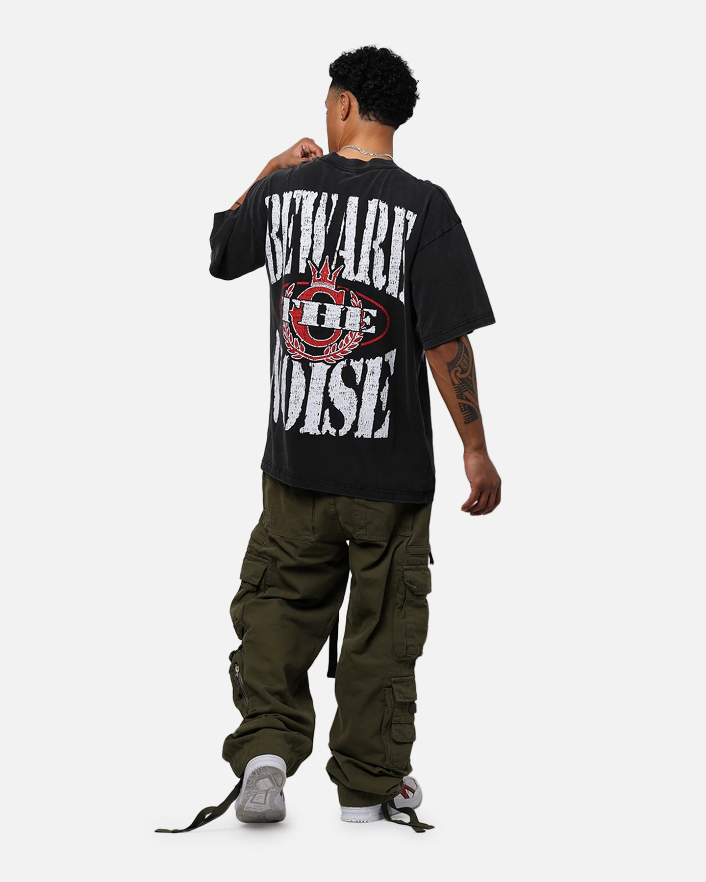 Rolling Loud X Culture Kings Dawg T-Shirt Vintage Black - Image 3
