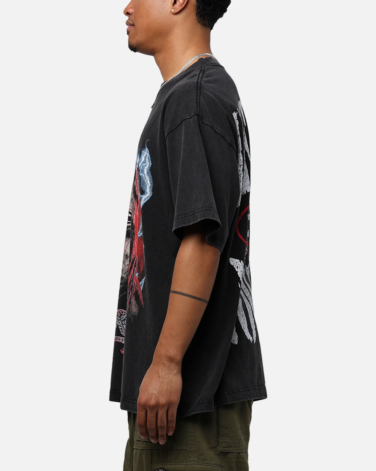 Rolling Loud X Culture Kings Dawg T-Shirt Vintage Black - Image 5