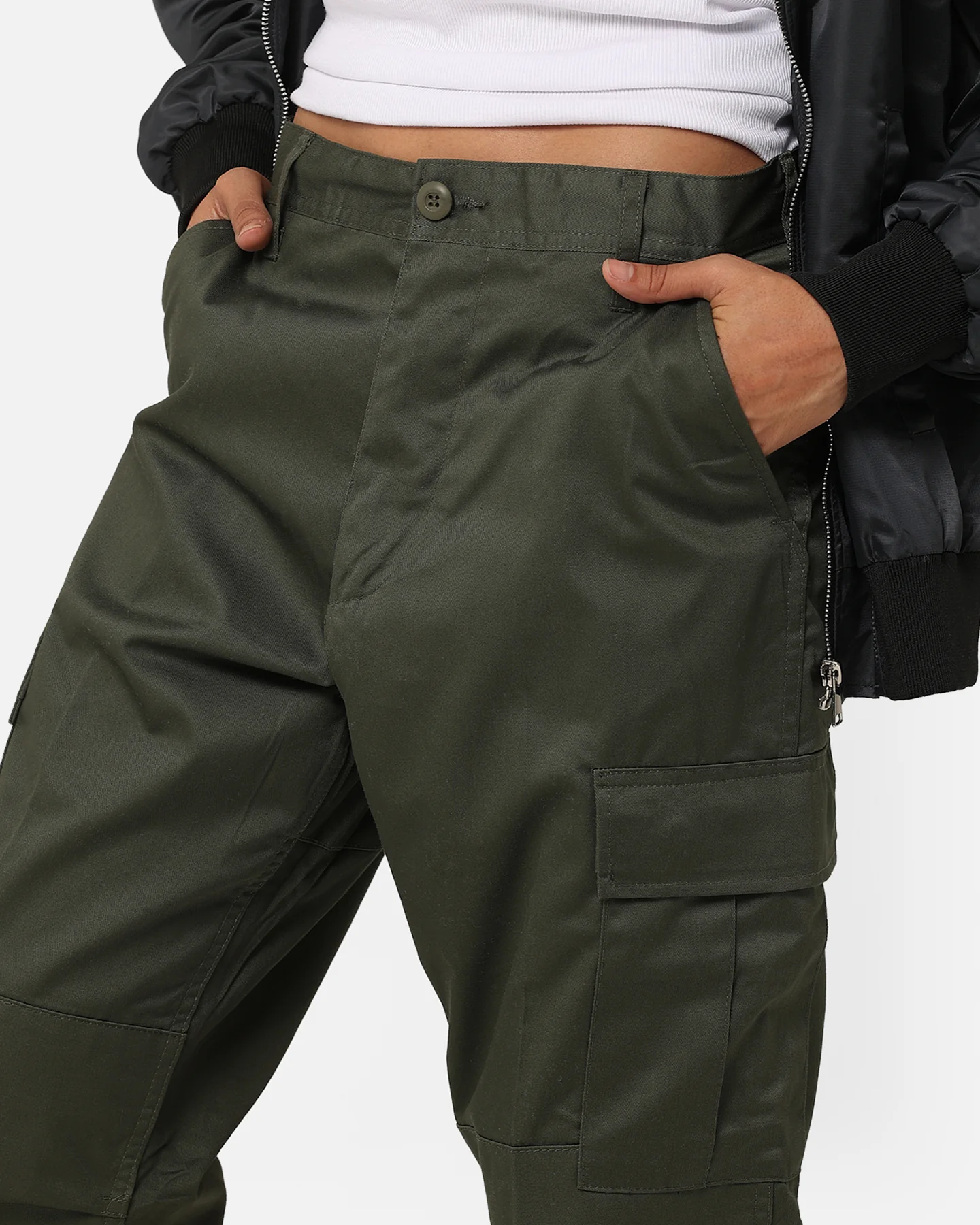 Rothco Women's Relaxed Fit Cargo Pants Olive - Image 6