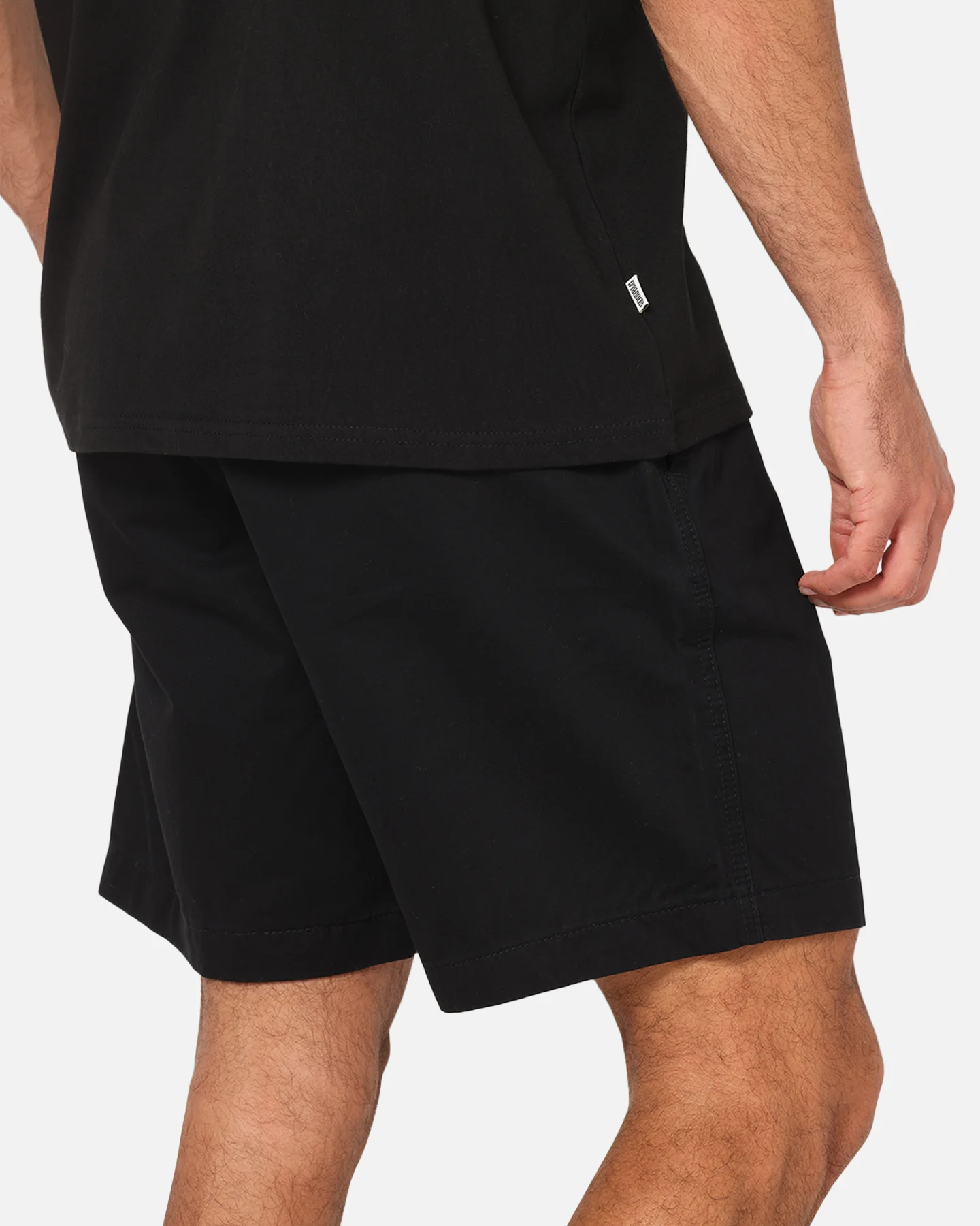 S Double Classic Cut Chino Shorts Black - Image 4