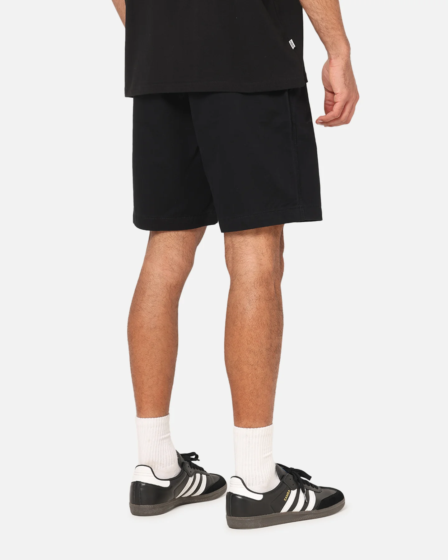 S Double Classic Cut Chino Shorts Black - Image 5