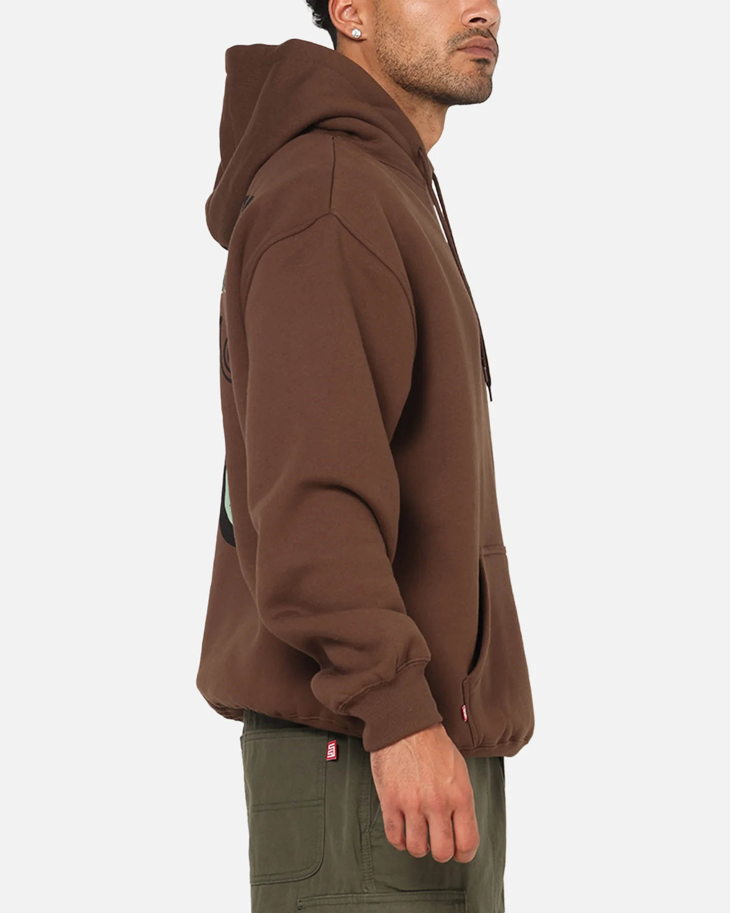 S Double Combo Platter Hoodie Washed Chocolate - Image 5
