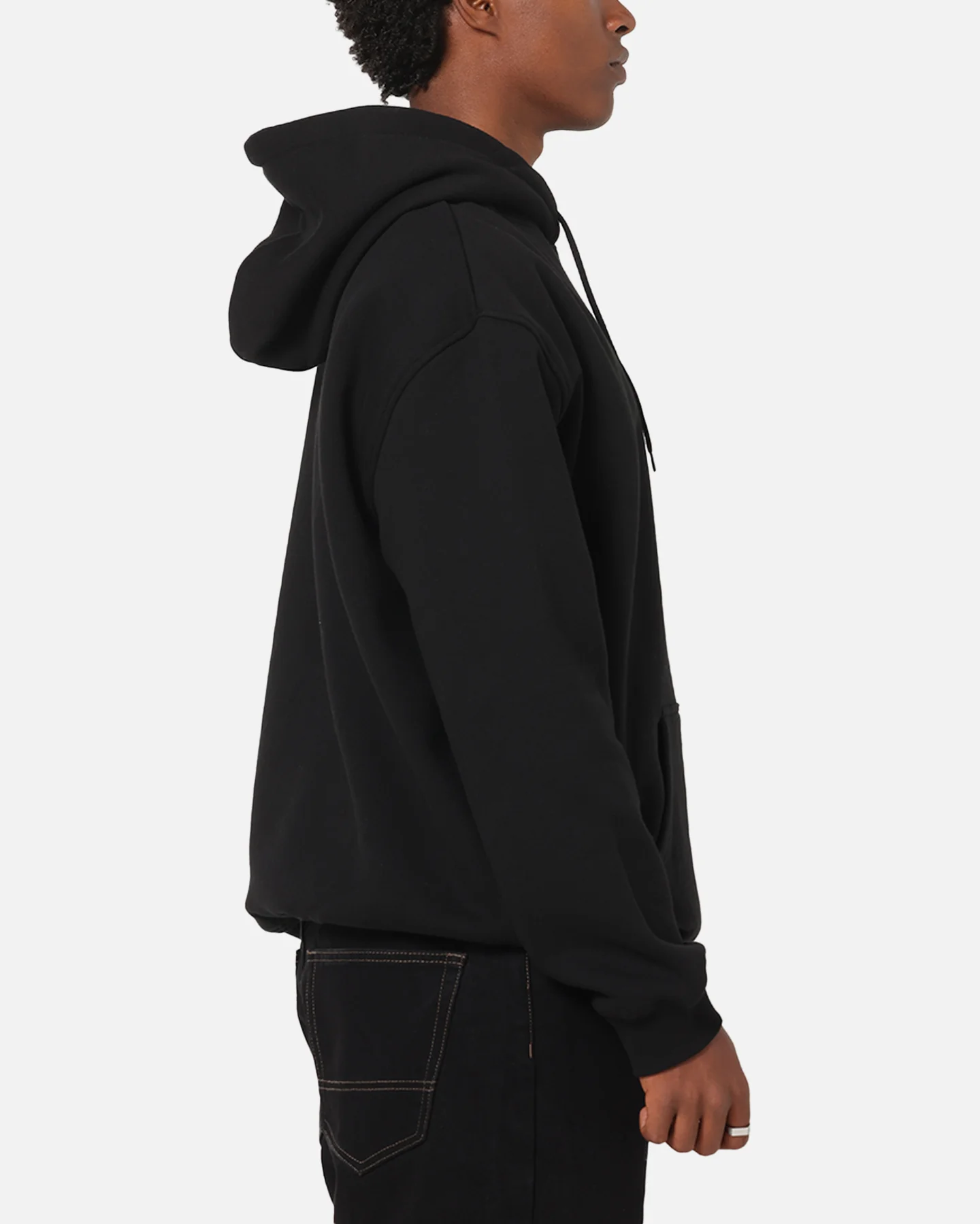 S Double Crown Dot Hoodie Black - Image 4