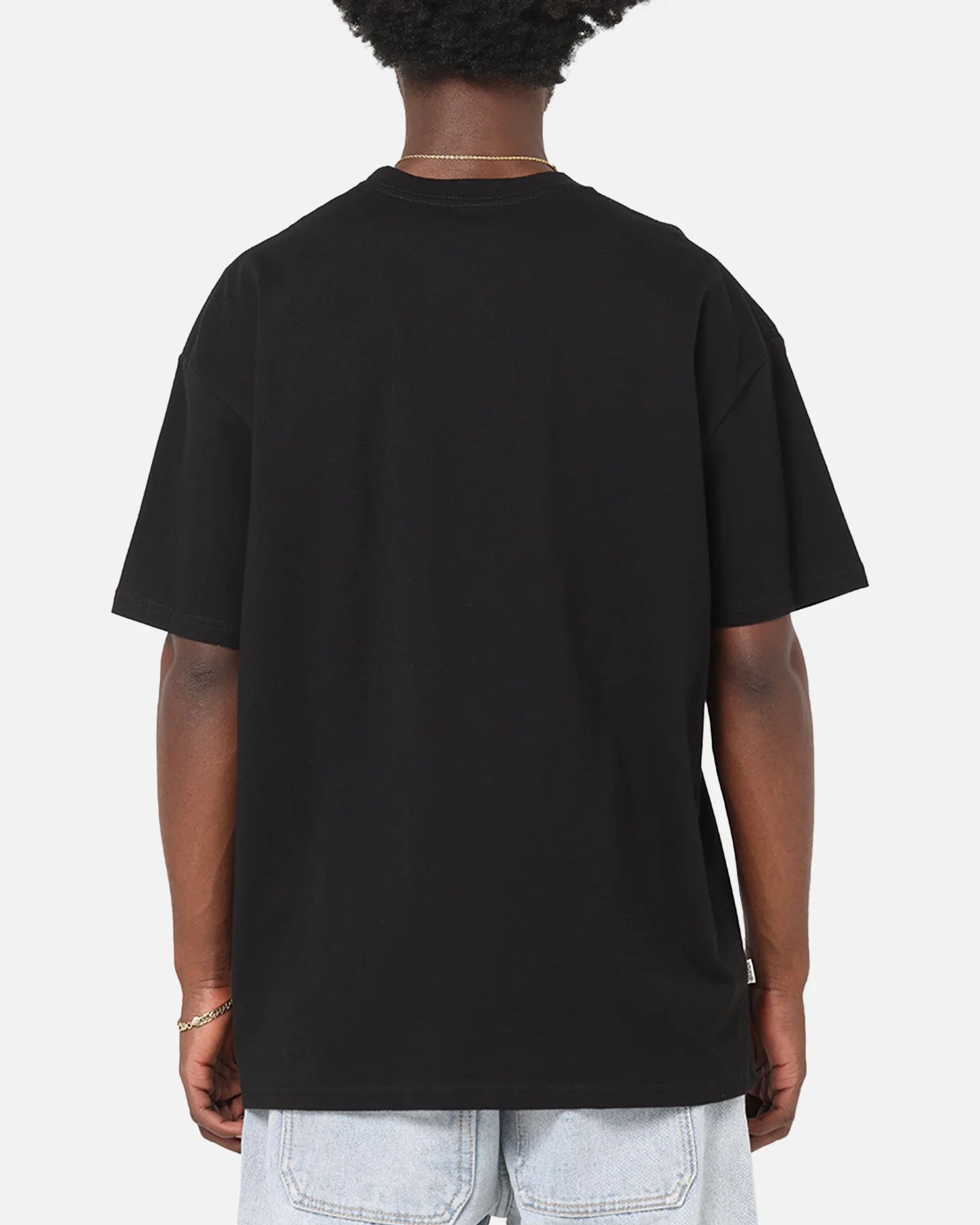 S Double Cube Mid Block T-Shirt Black - Image 3