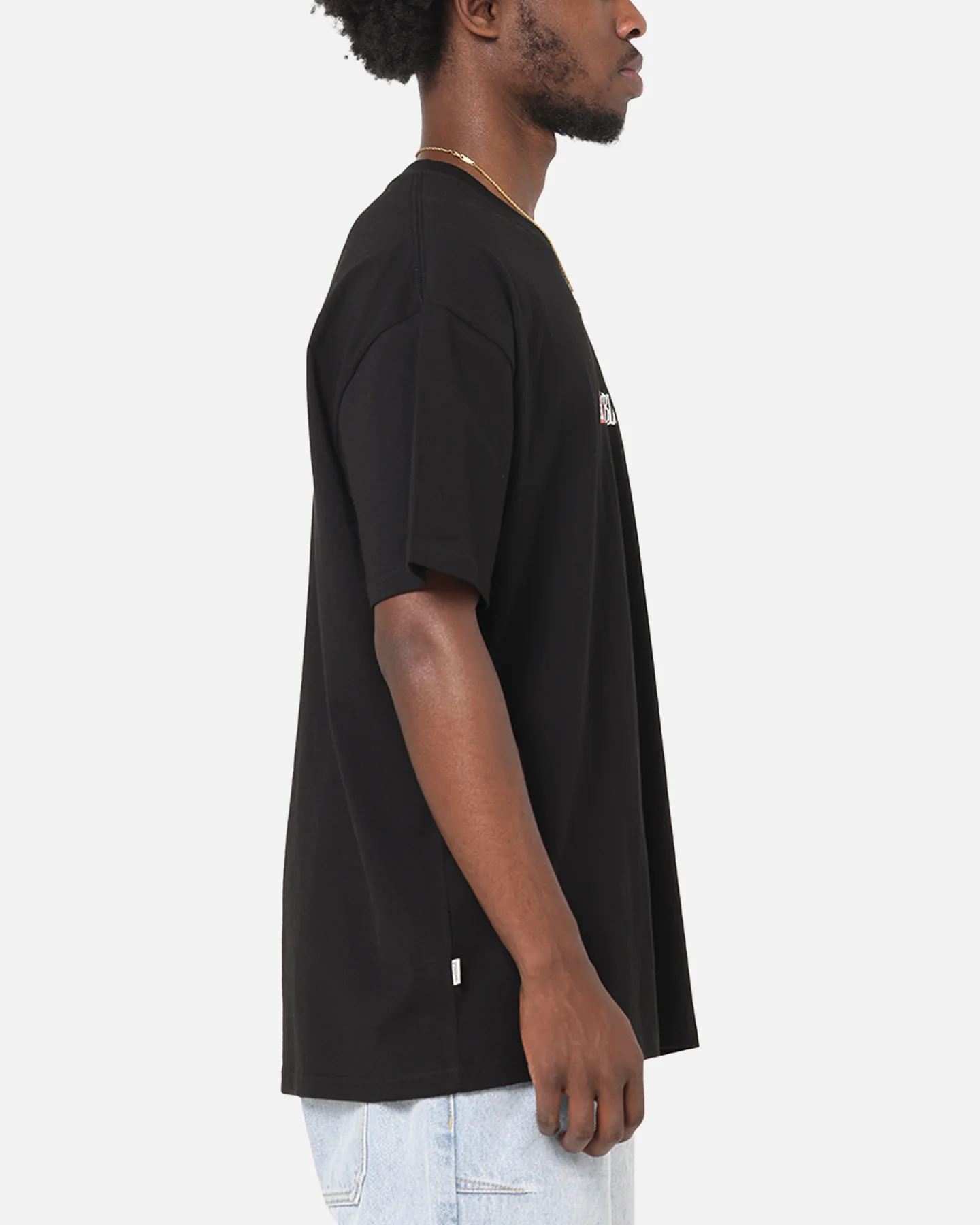S Double Cube Mid Block T-Shirt Black - Image 4