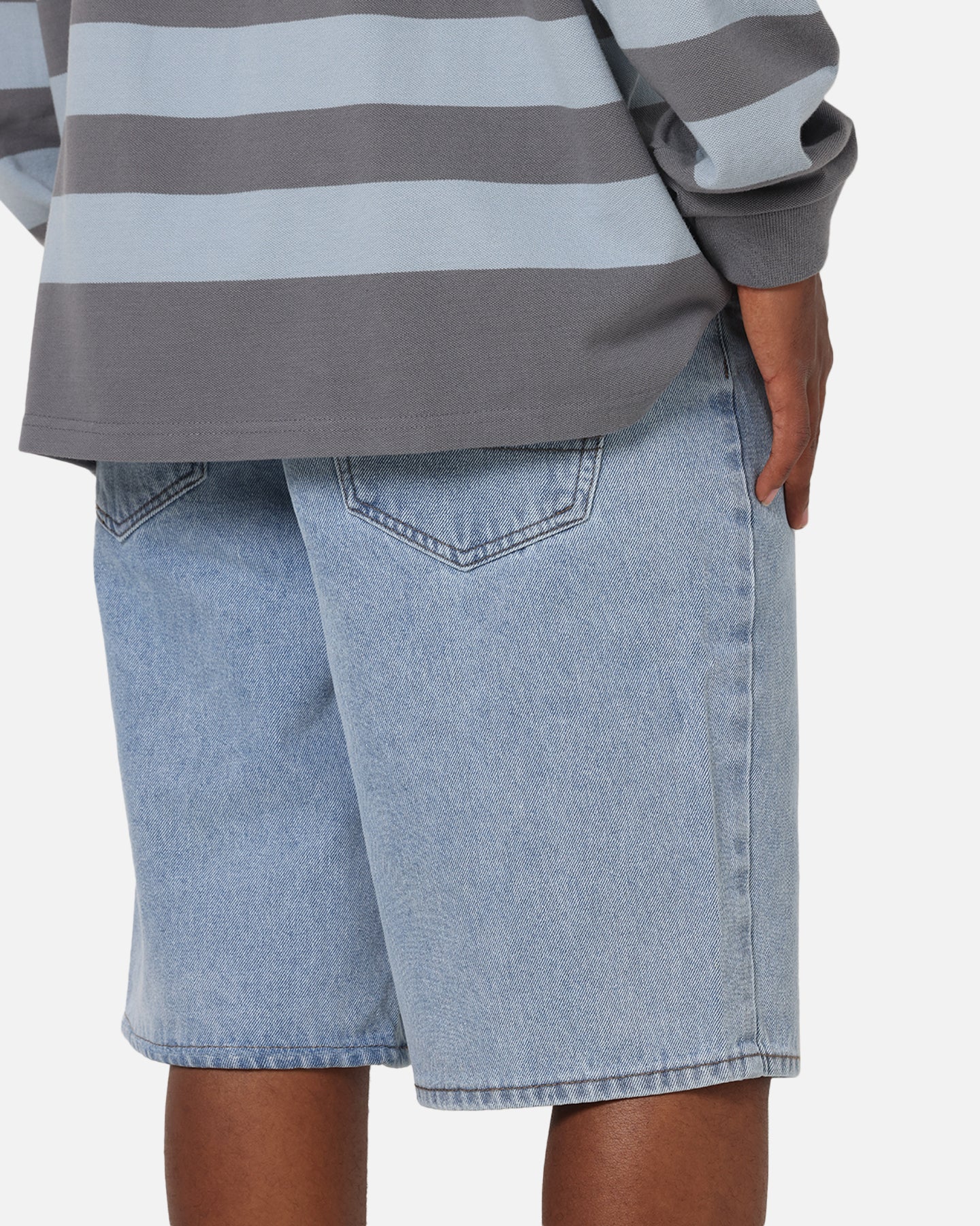 S Double Denim Standard Shorts Super Light - Image 4