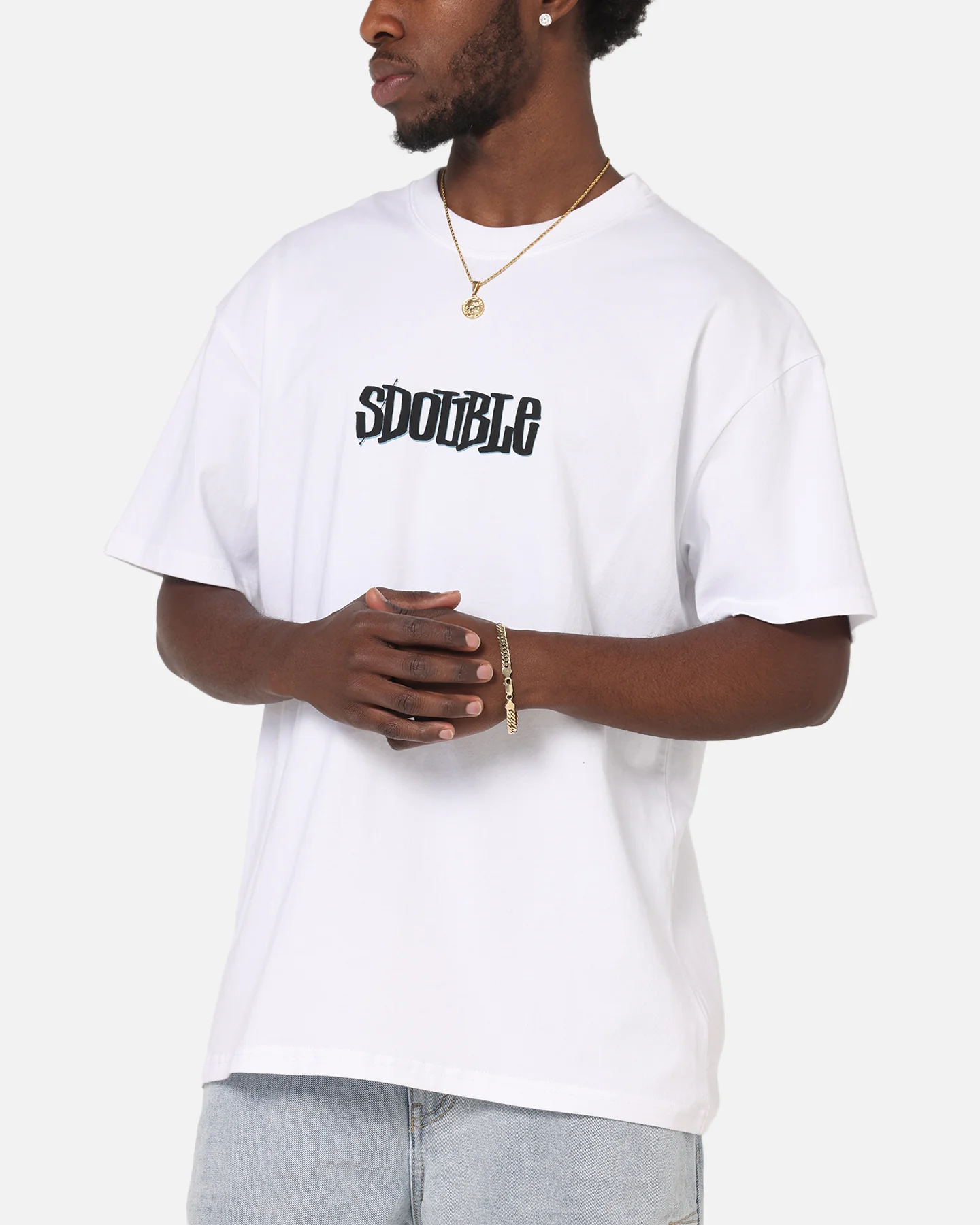 S Double Pintails T-Shirt White - Image 8