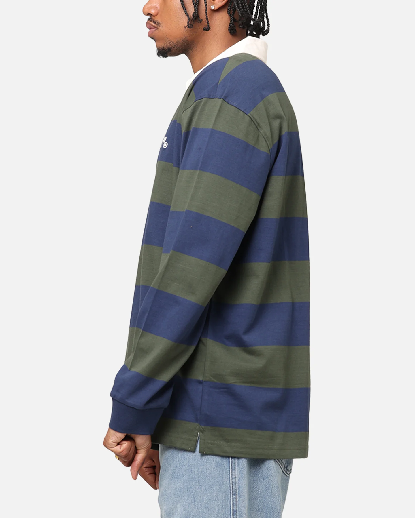 S Double Rugby Jersey Navy - Image 5
