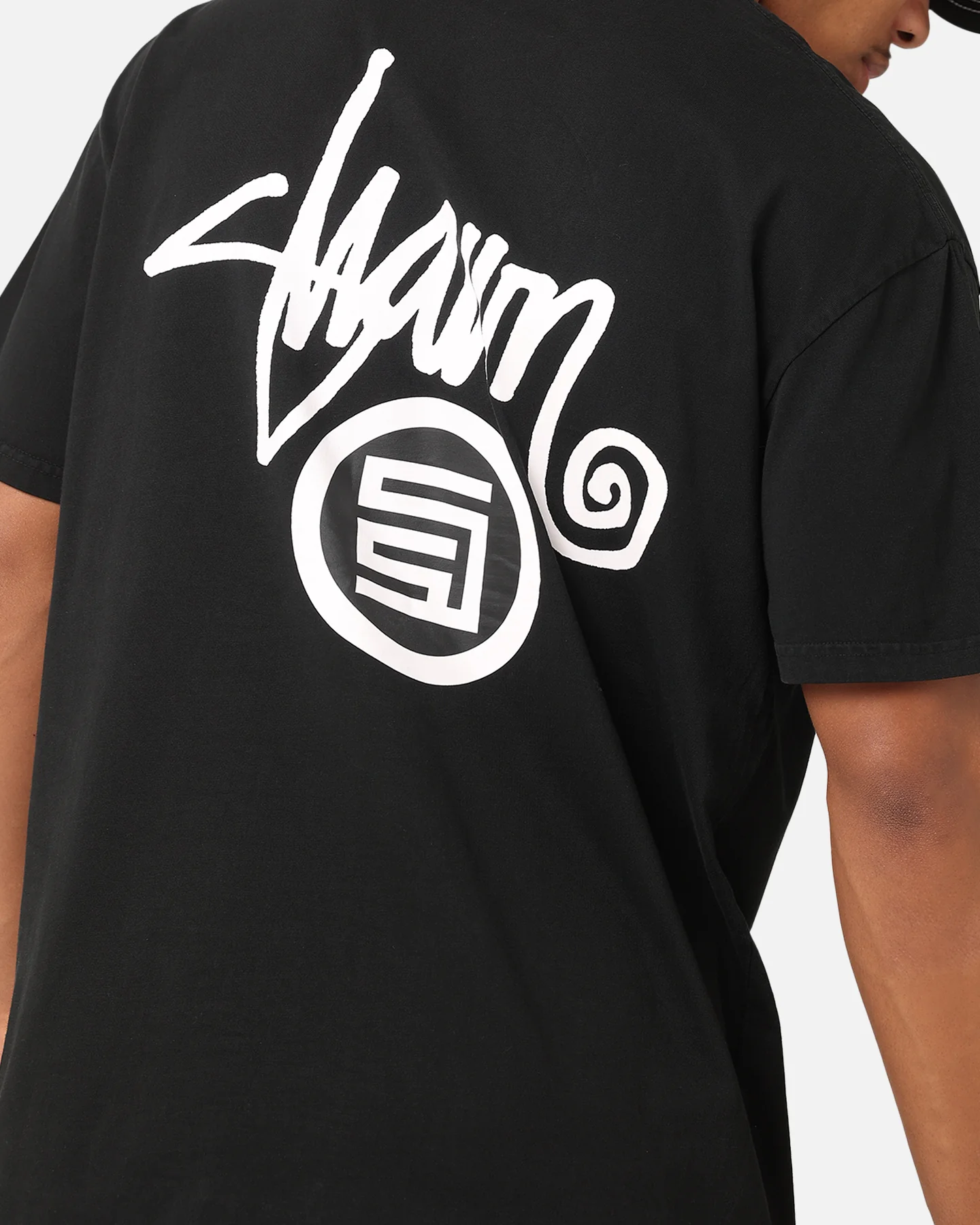 S Double Shawn Dot T-Shirt Washed Black - Image 7