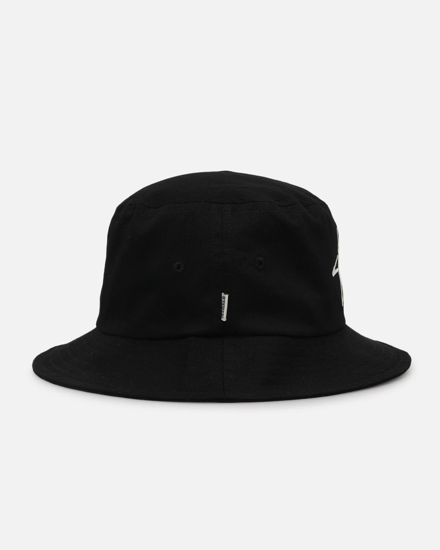 S Double Shawn Script Bucket Hat Black - Image 4