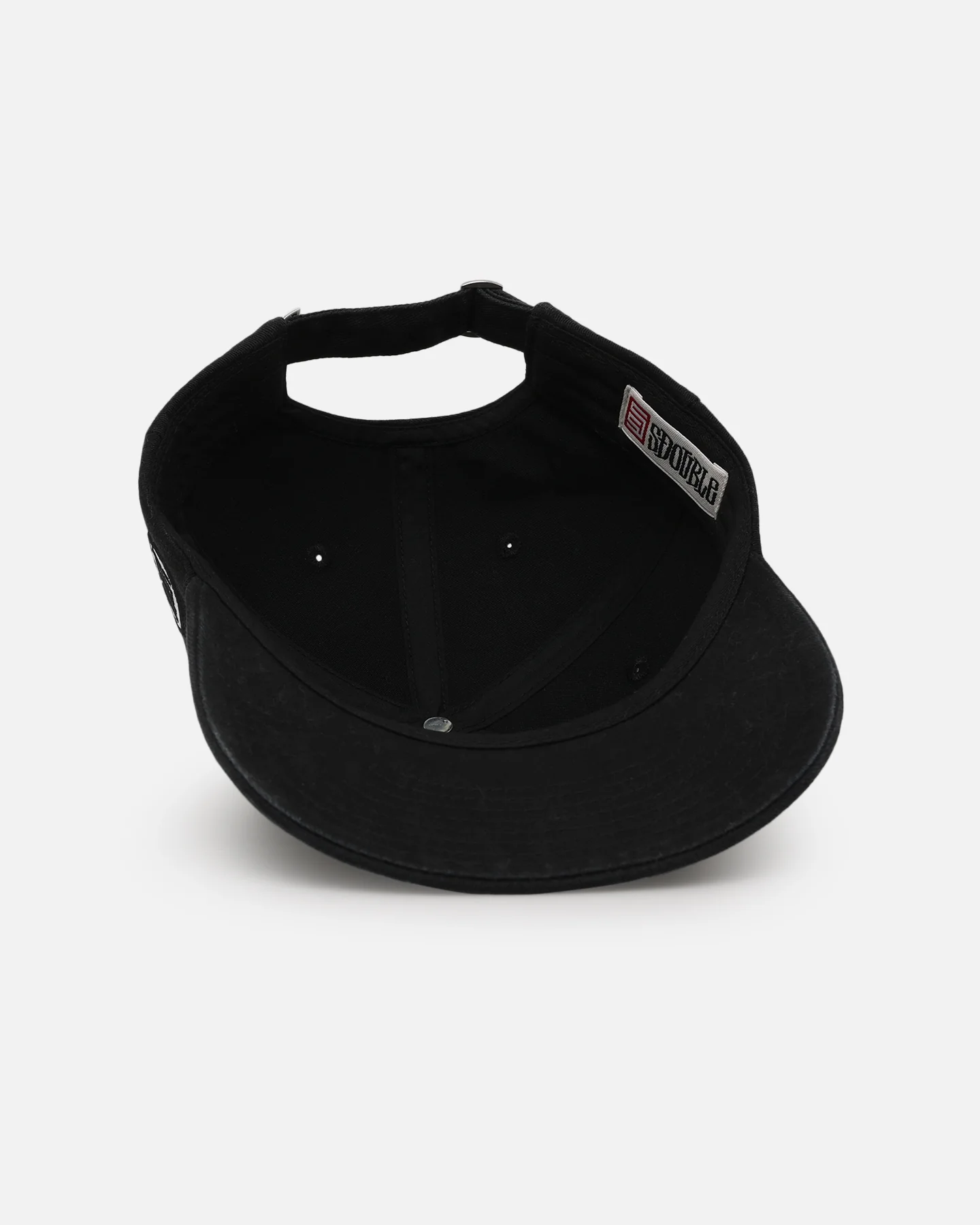 S Double Shawn Script Strapback Black - Image 6