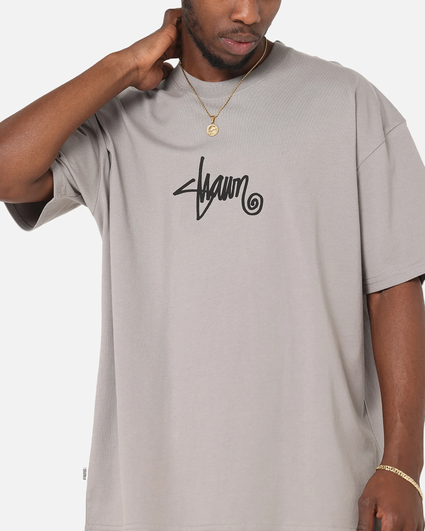 S Double Small Stock T-Shirt Stone - Image 6