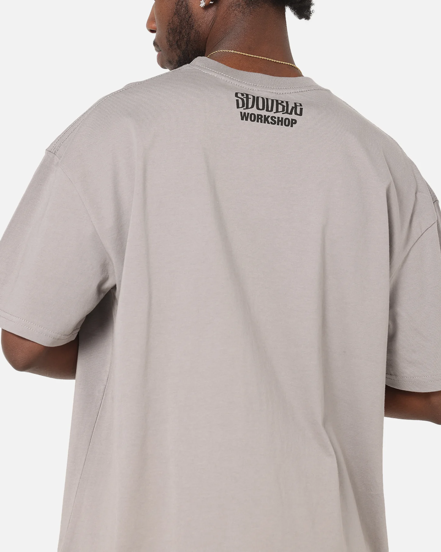 S Double Small Stock T-Shirt Stone - Image 7