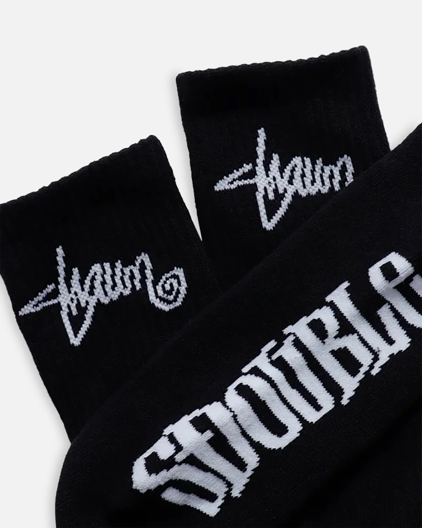 S Double Standard Shawn Crew Socks 3 Pack Black - Image 2