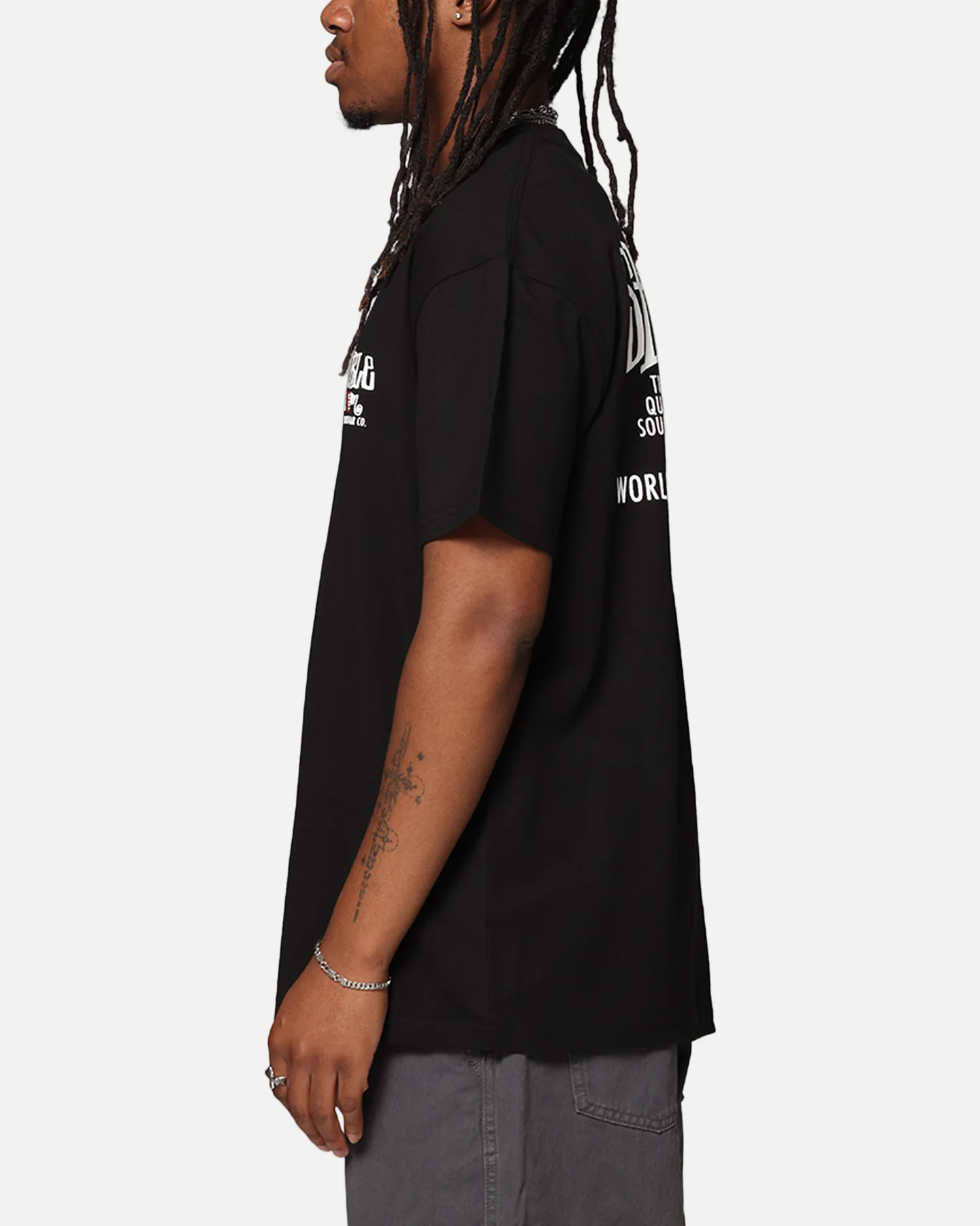 S Double Workgear T-Shirt Black - Image 6