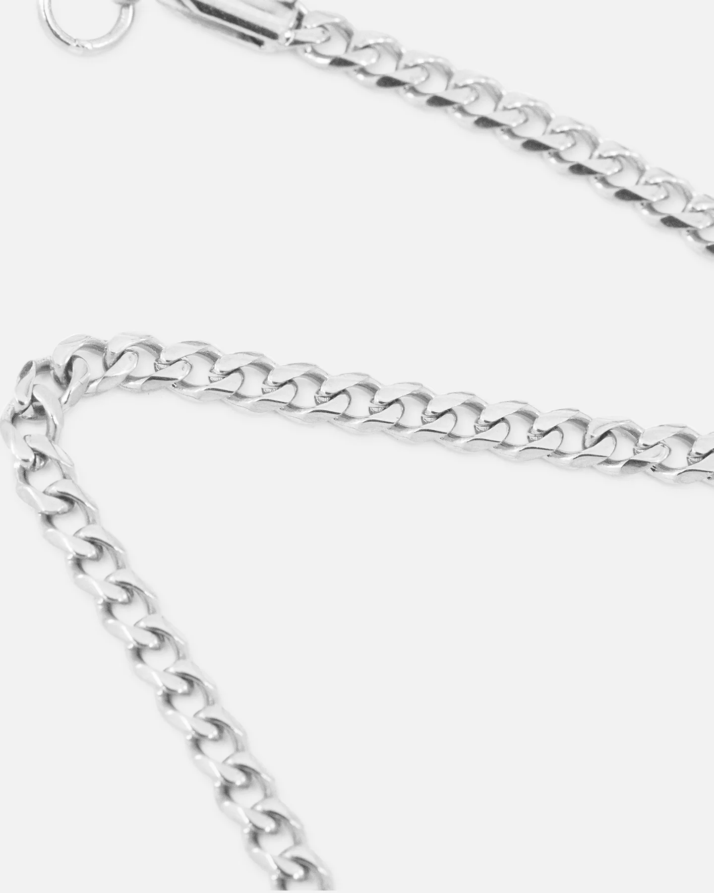 Saint Morta 2.7mm Diamond Curb Chain White Gold - Image 6