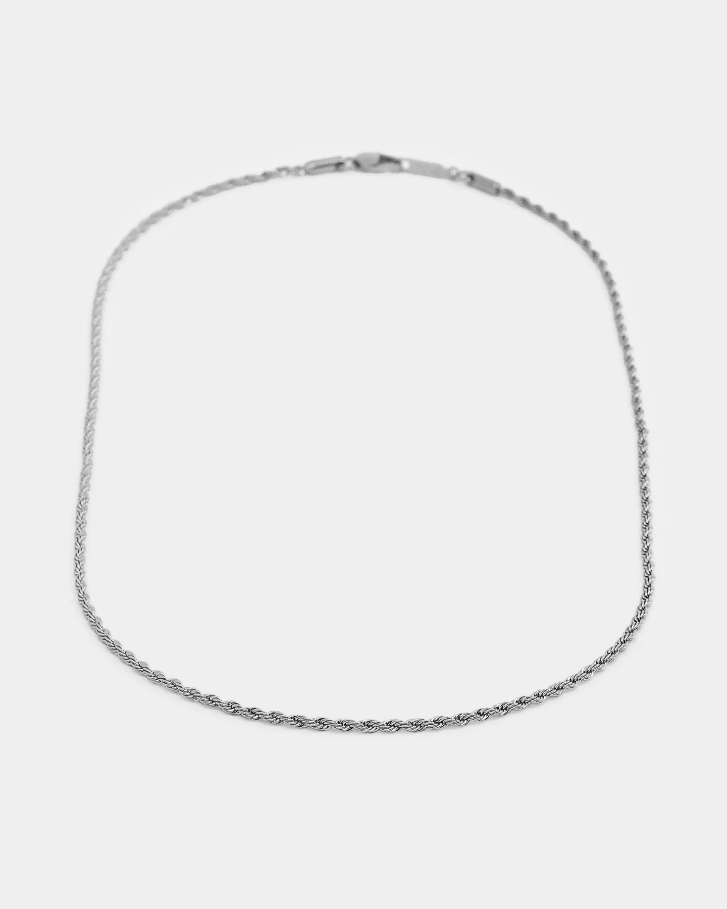 Saint Morta 2mm Rope Chain White Gold - Image 5