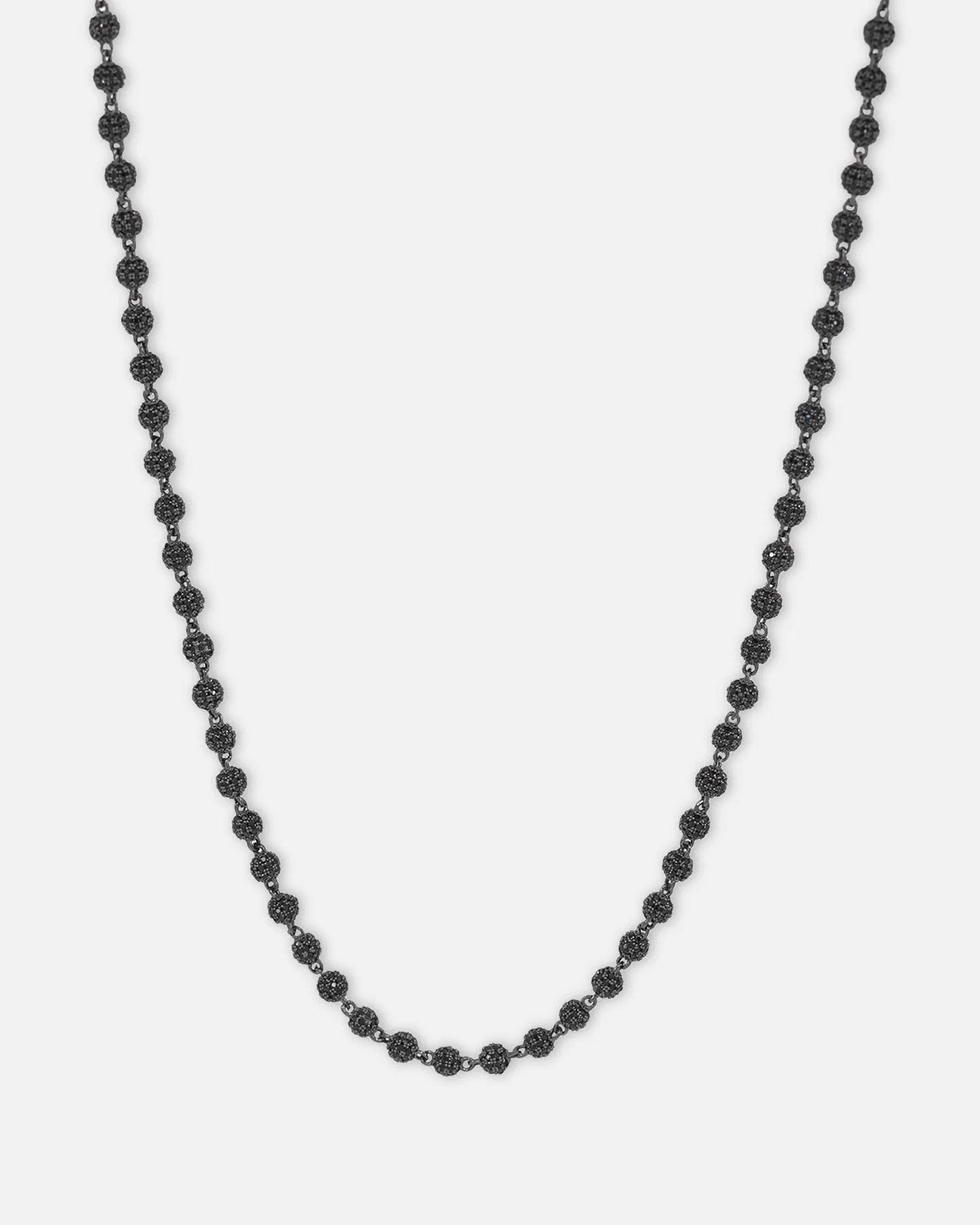 Saint Morta 4mm Iced Ball Chain Iced Black - Image 3